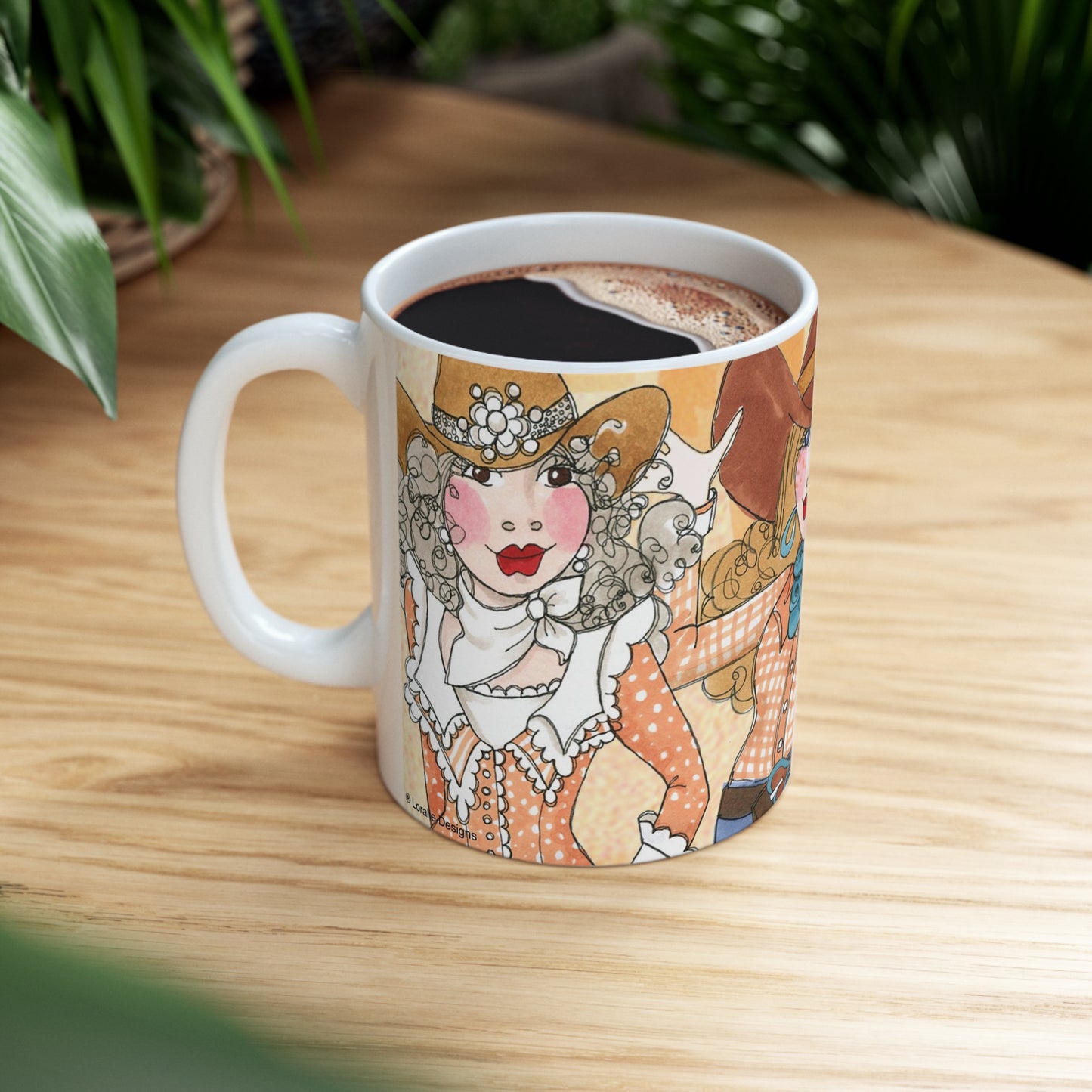 Cowgirls in the Sunset Mug