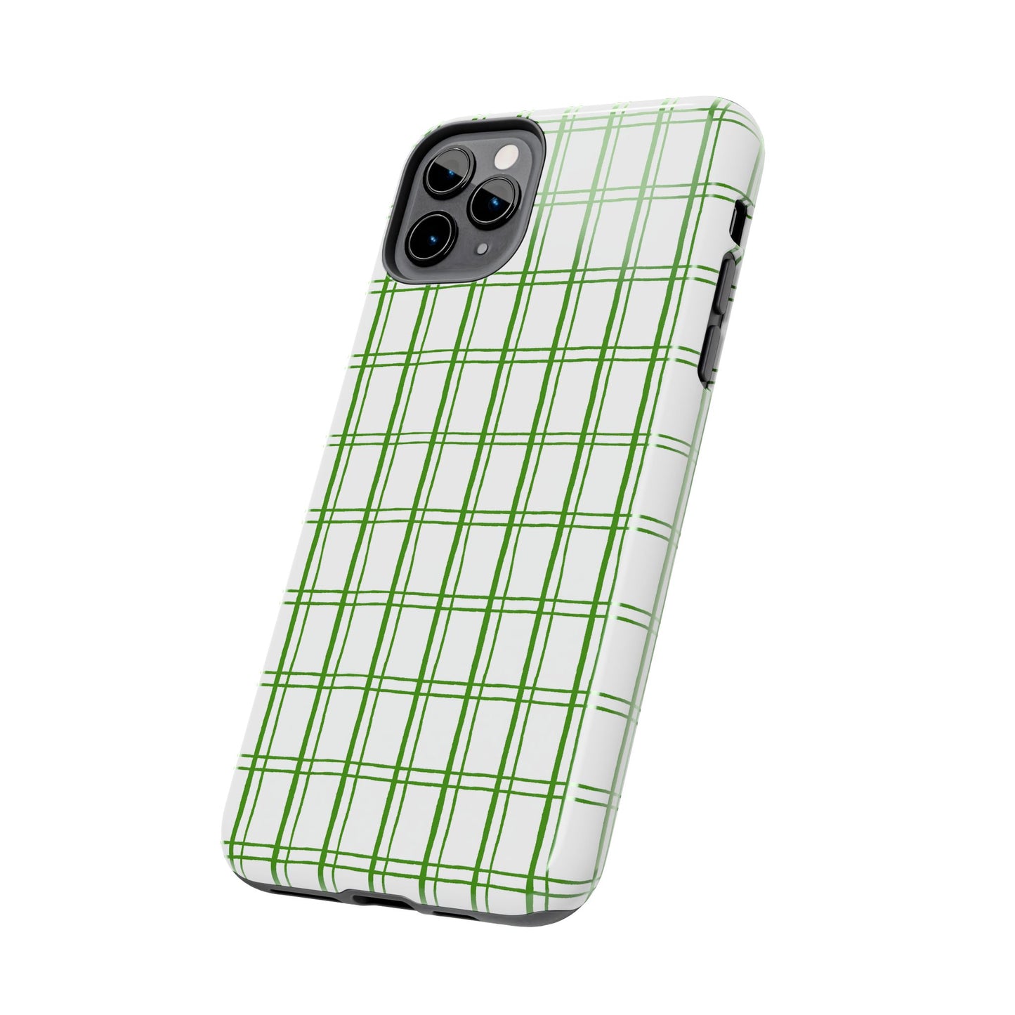 Kitchen Plaid White / Green Phone Case
