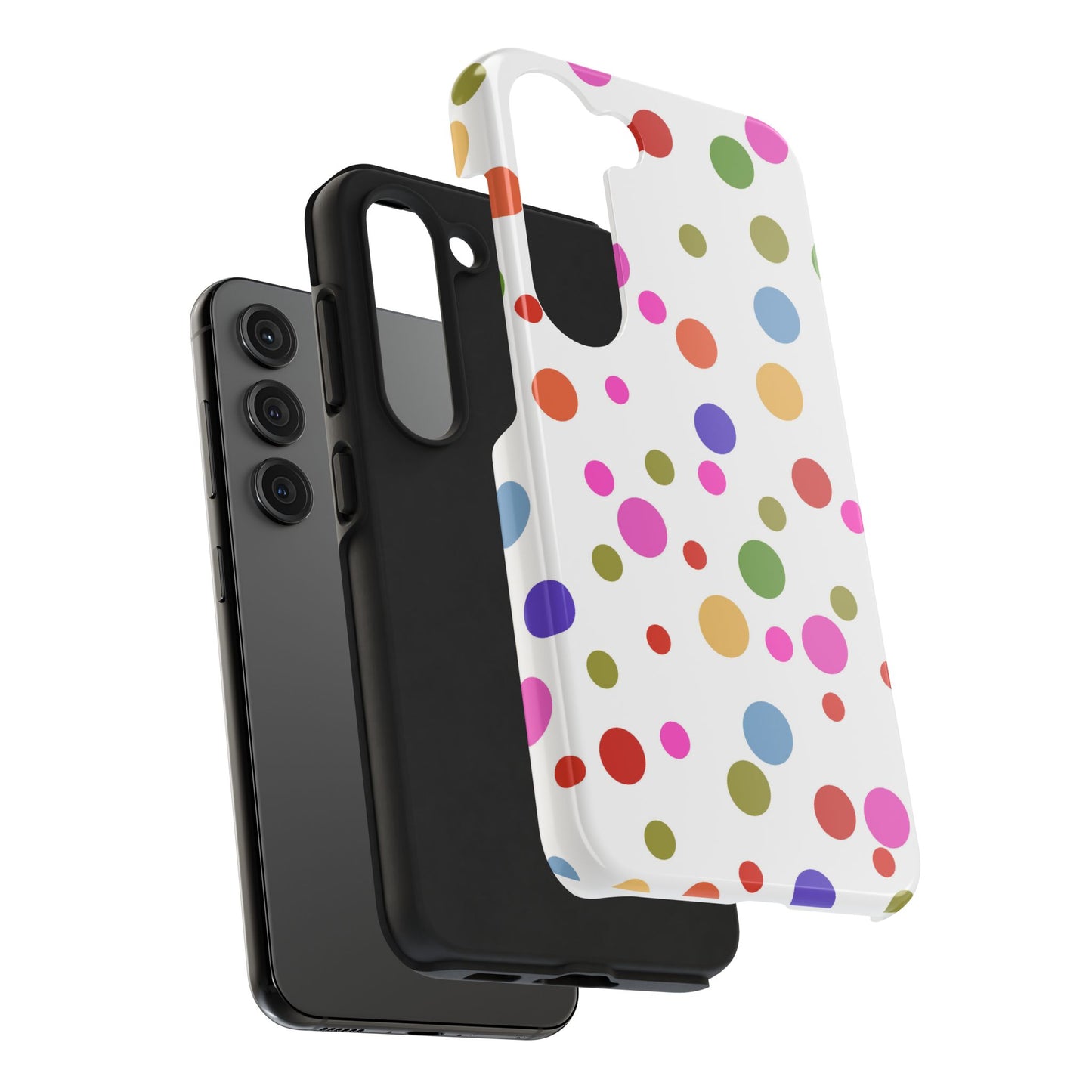 Dot Assortment White Phone Case