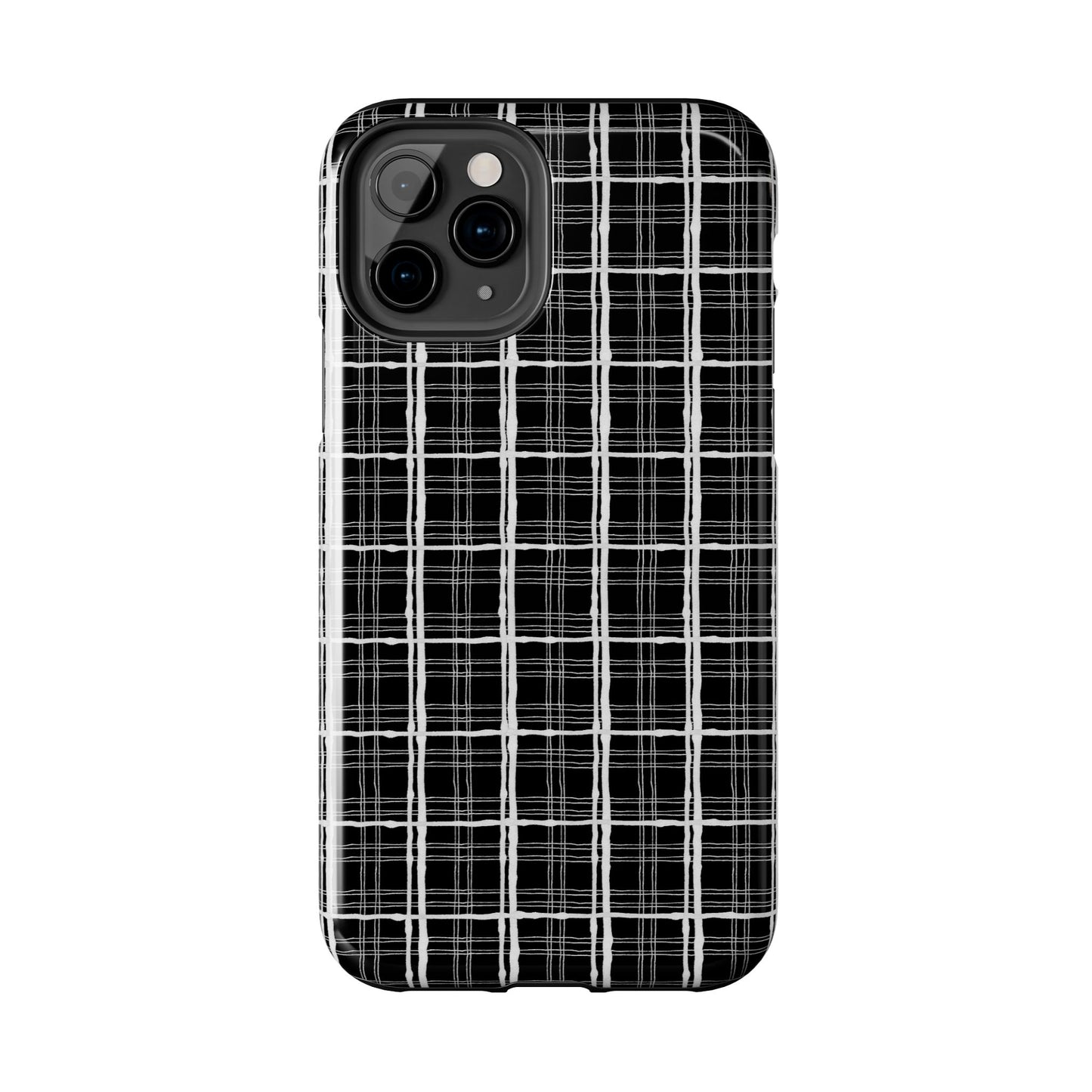 Sophistiplaid Black / White Phone Case
