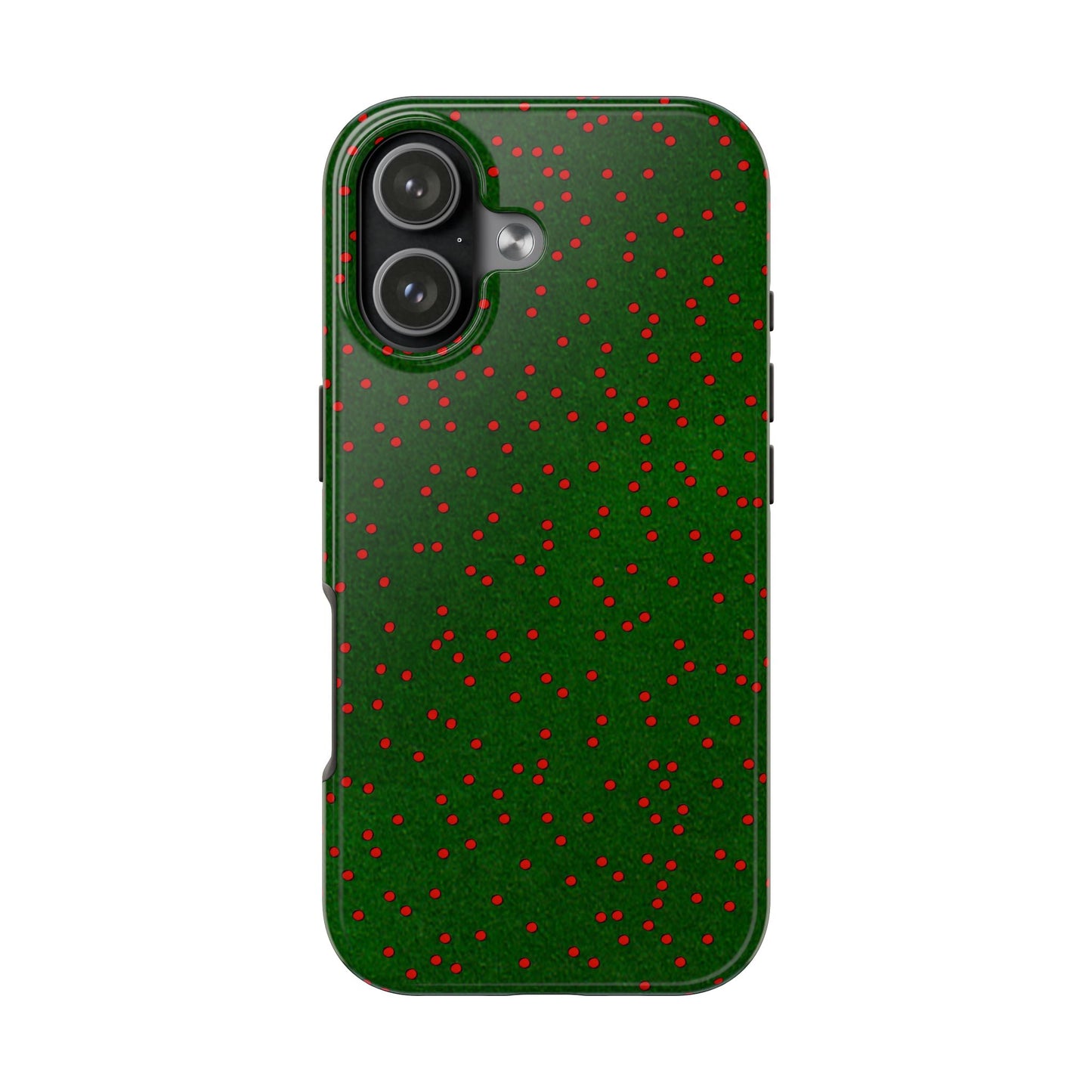 Happy Dots Green / Red Phone Case