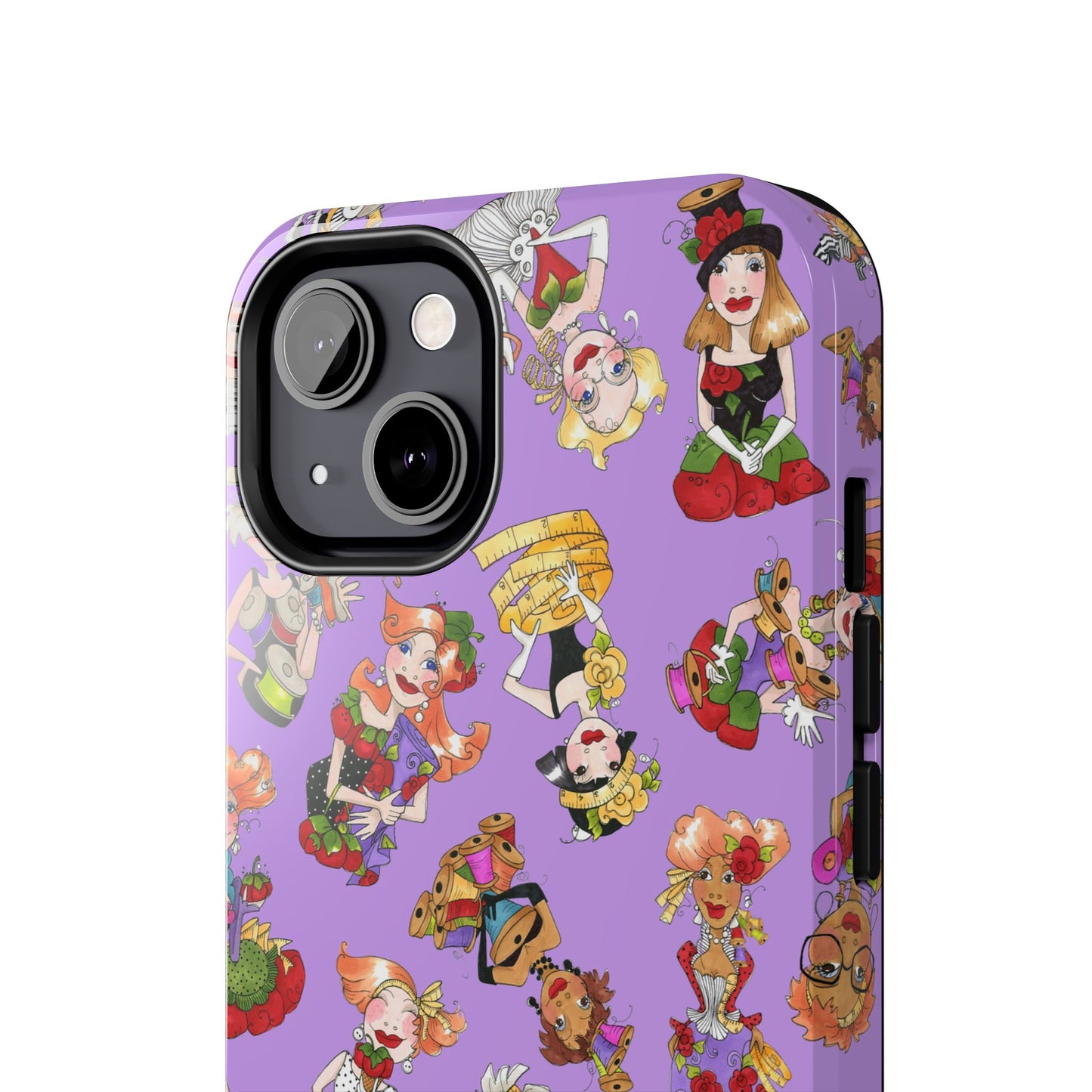 Curious Toss Purple Phone Case