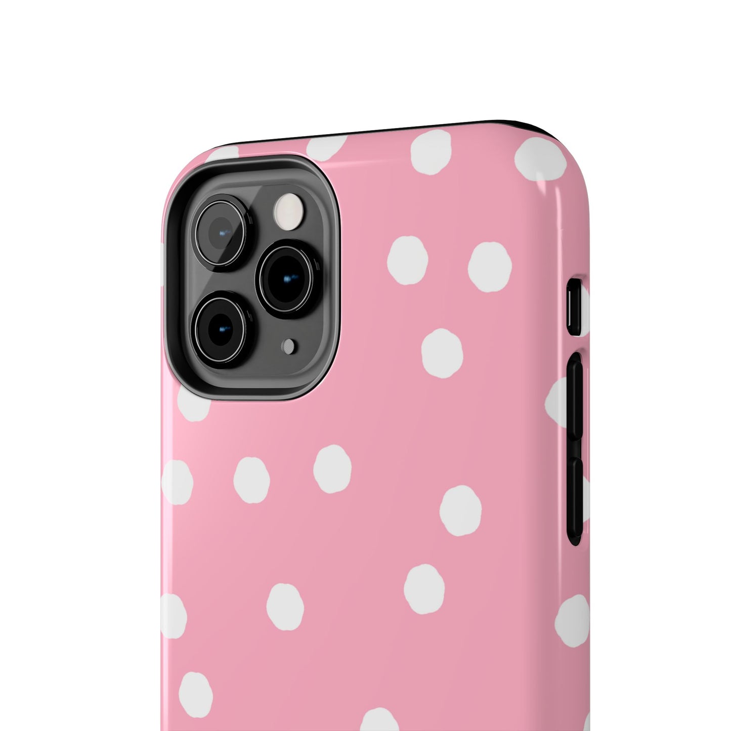 Jumbo Dots Pink / White Phone Case