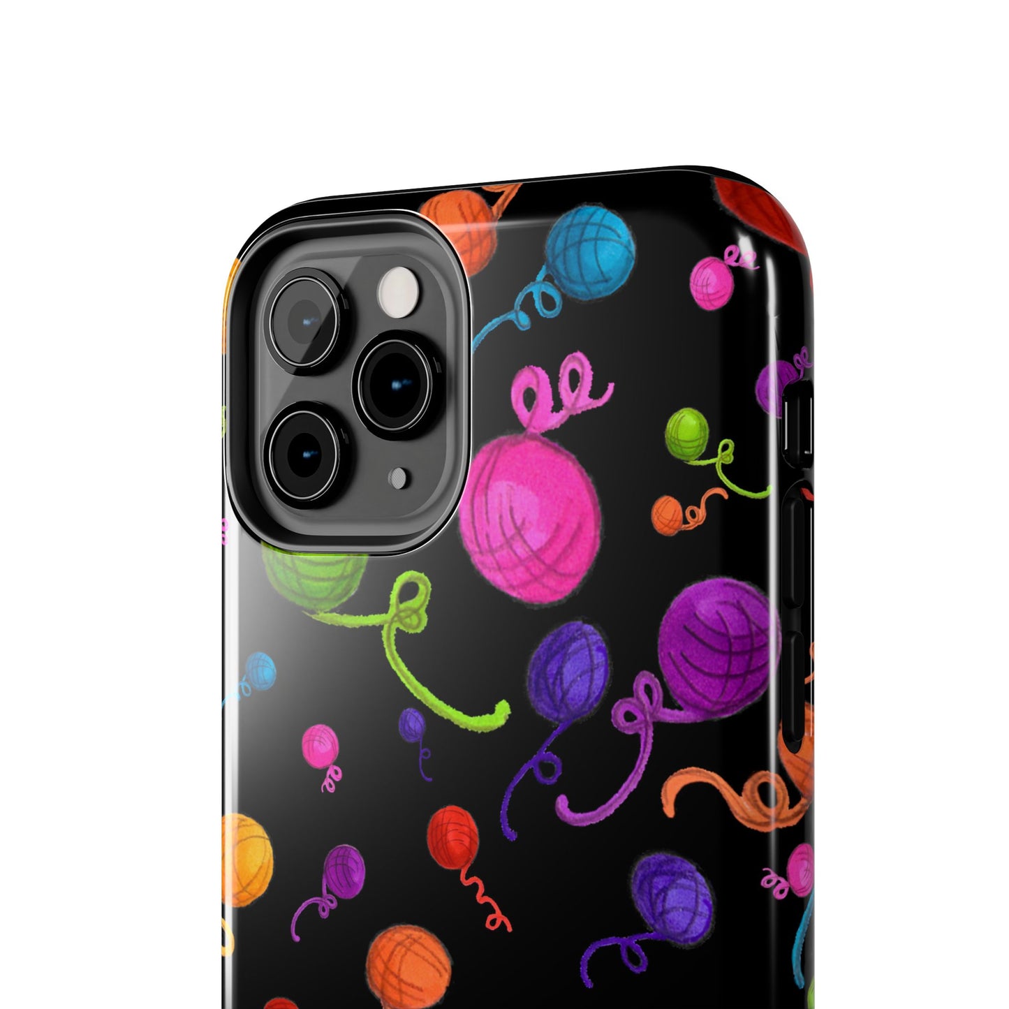 Yarniverse Black Phone Case