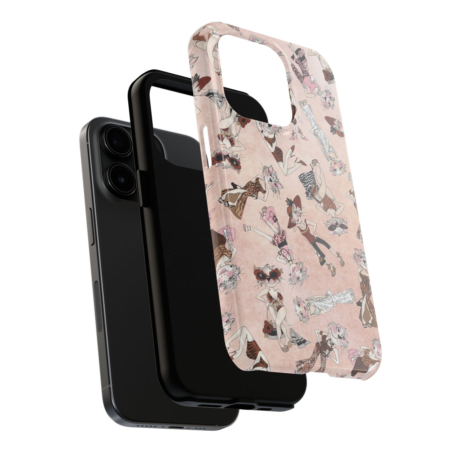 Spotted Lilies Pink Phone Case