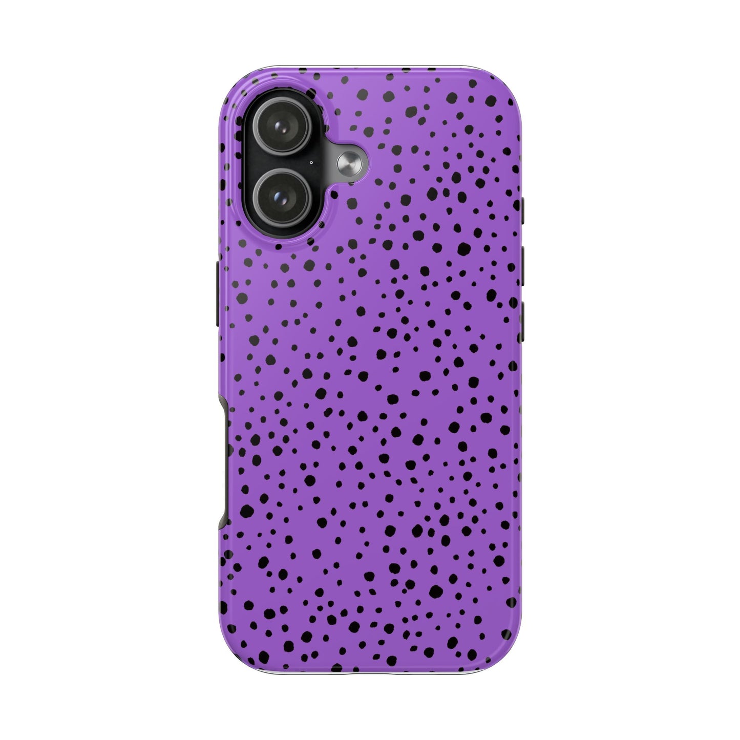 Pepper Dots Purple / Black Phone Case