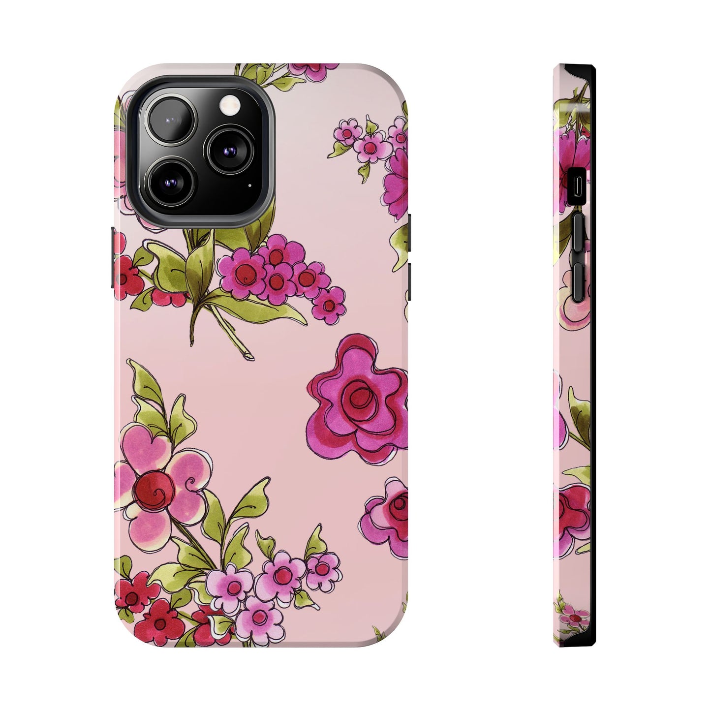 Jumbo Floral Pink Phone Case