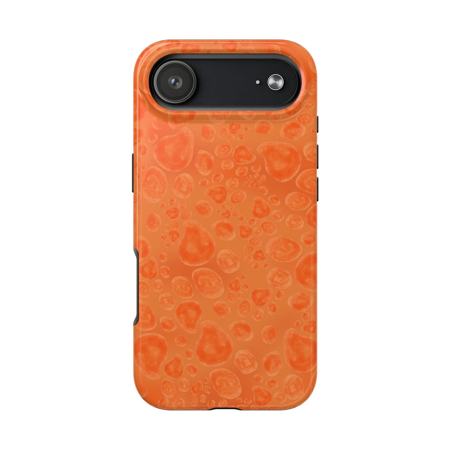 Paw Dots Orange Phone Case