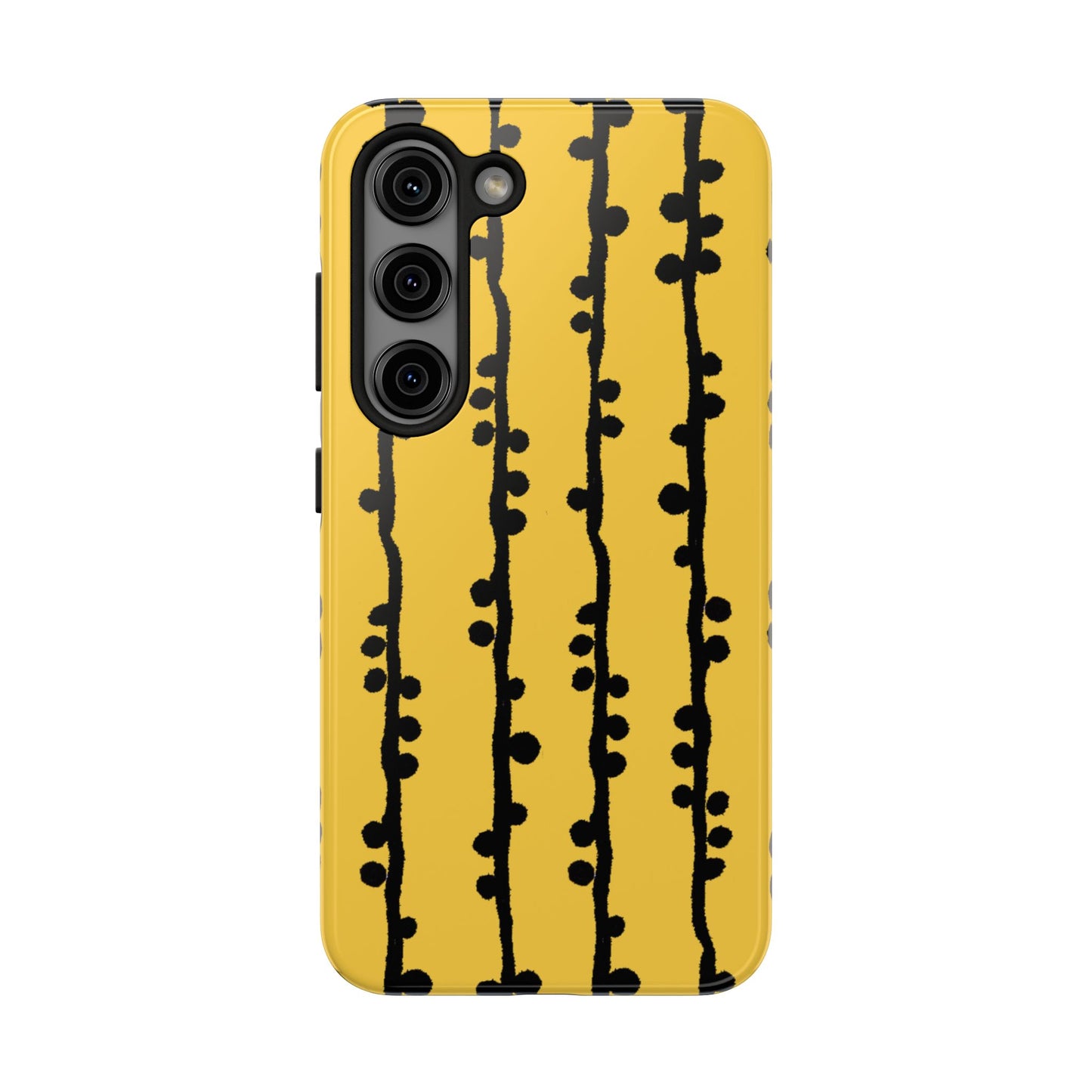Loopy Stripe Yellow Phone Case