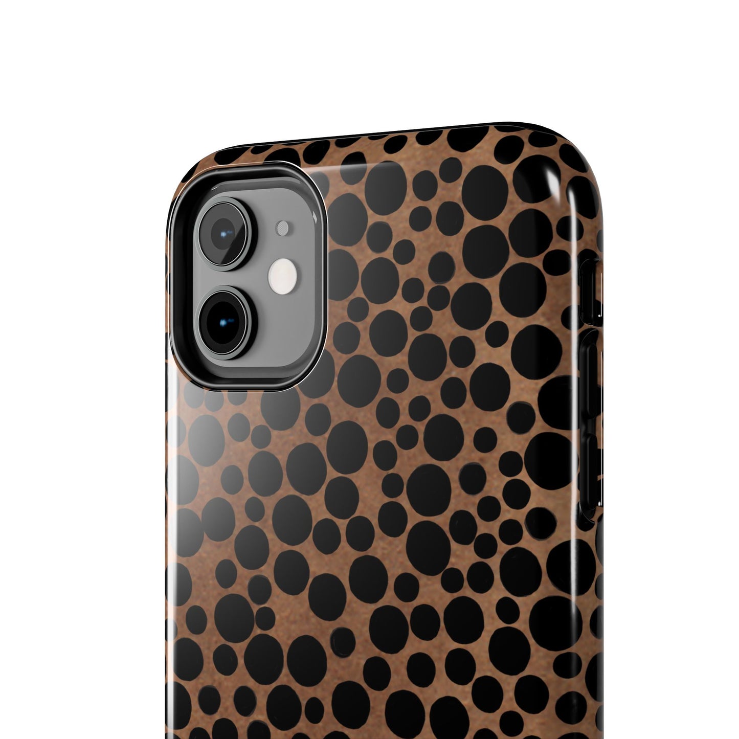 Felt Dots Caramel Phone Case