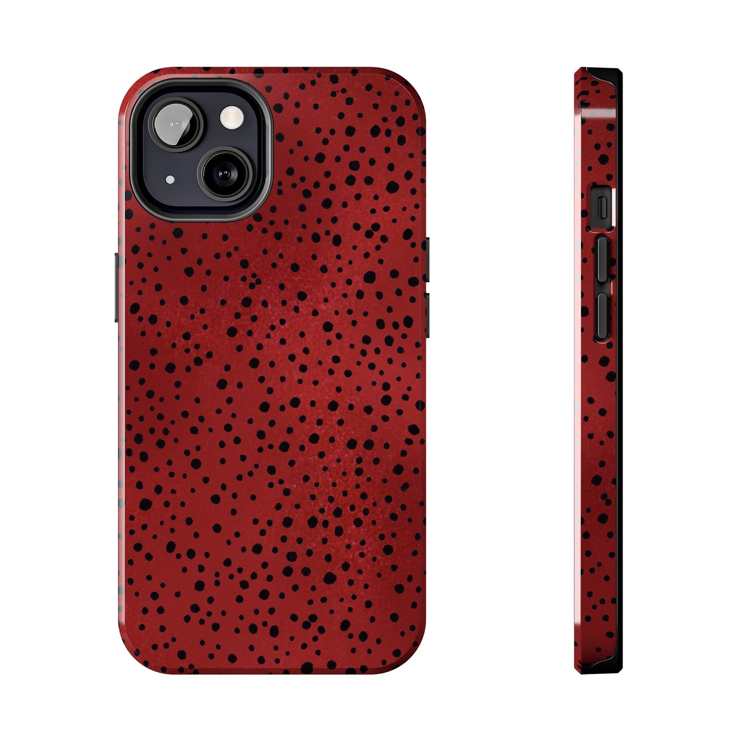 Pepper Dots Red / Black Phone Case