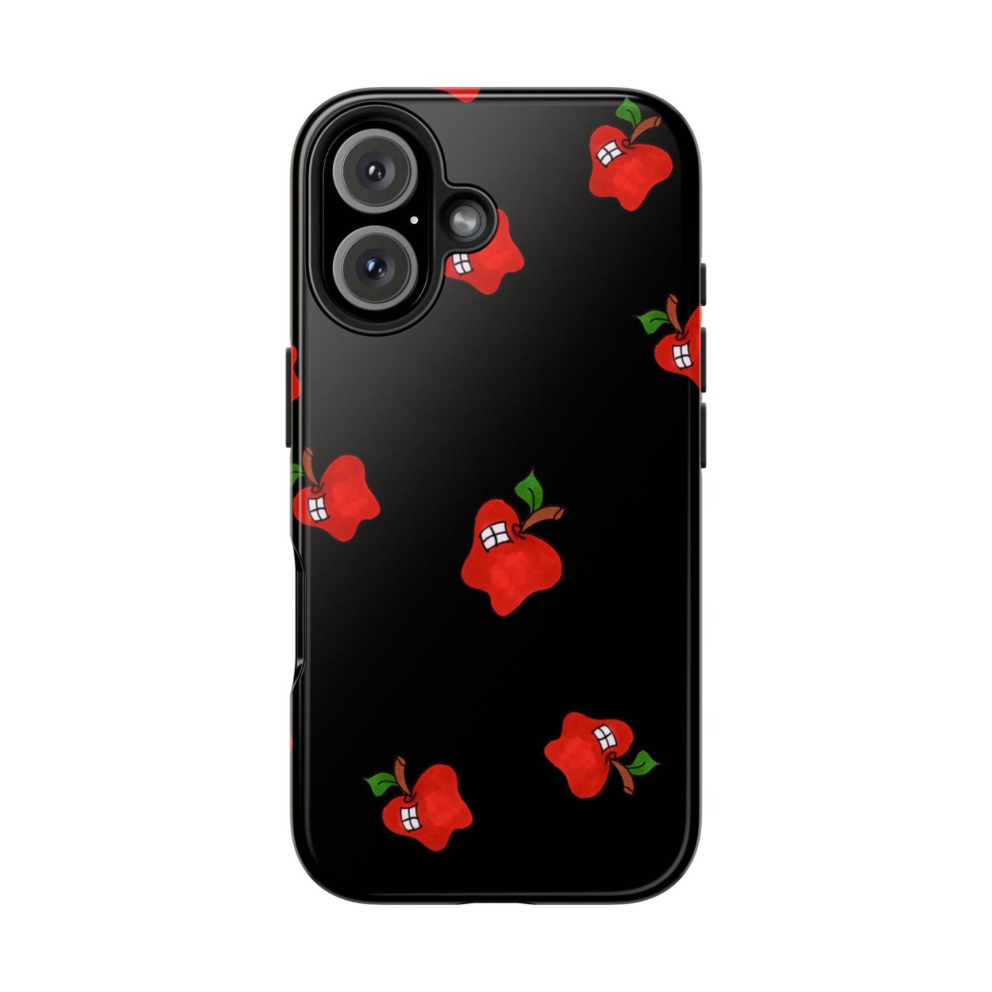 Flying Apples Black Phone Case