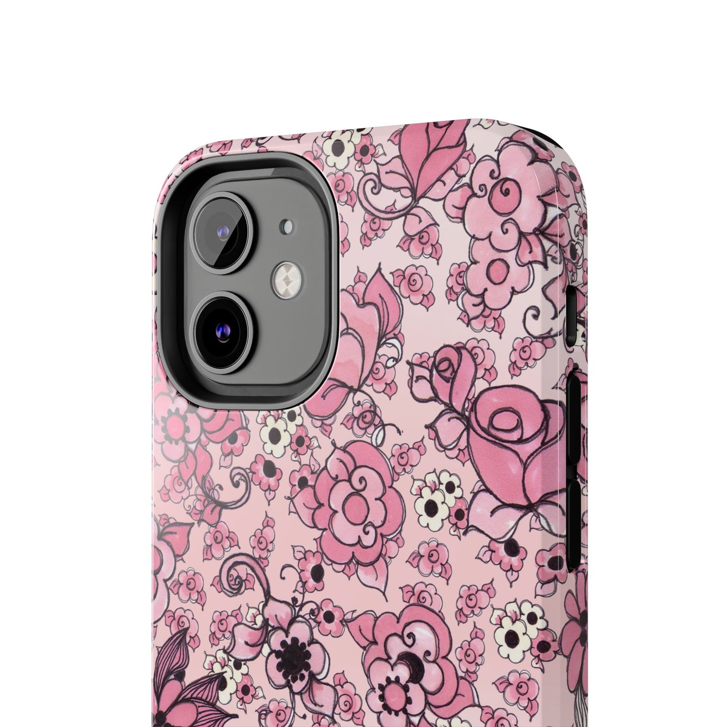 Profuse Posies Pink Phone Case
