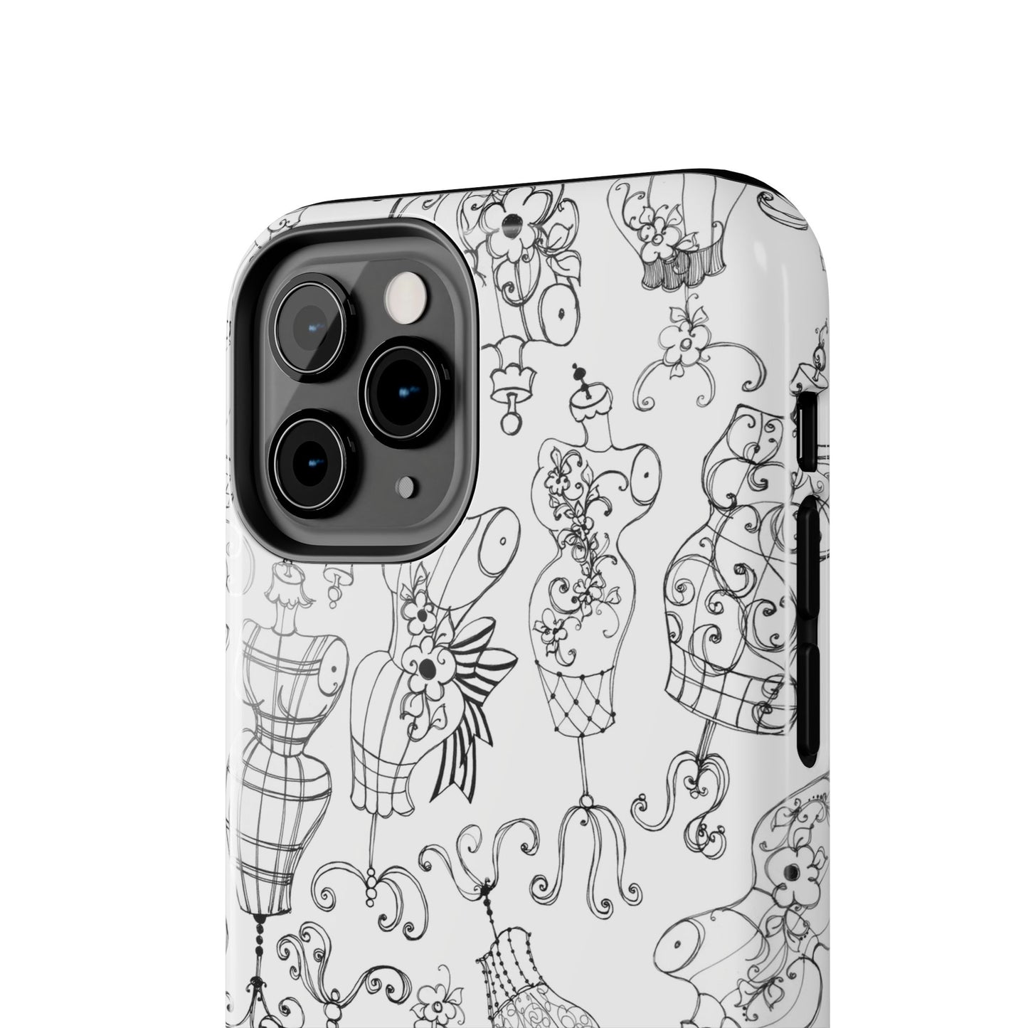 Mannequinique White / Black Phone Case