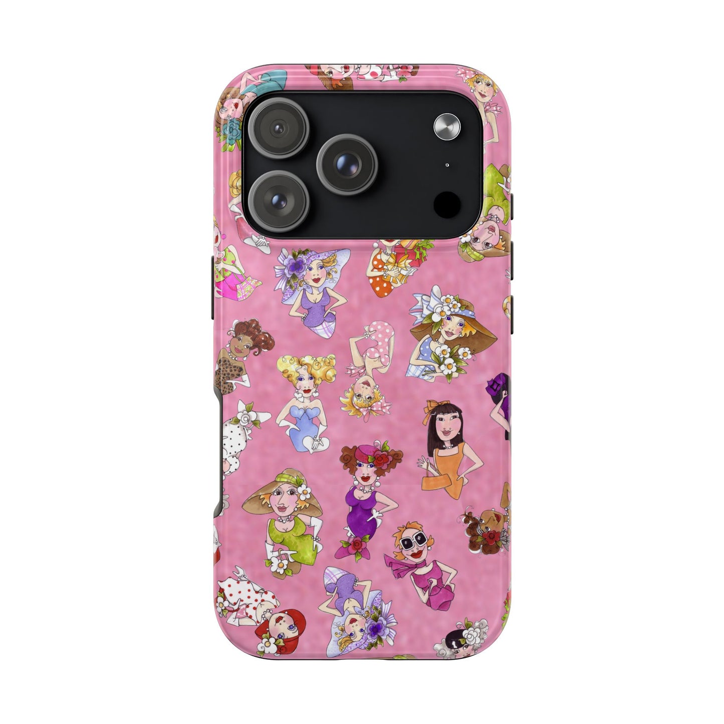 Fast Women Tossed Pink Phone Case