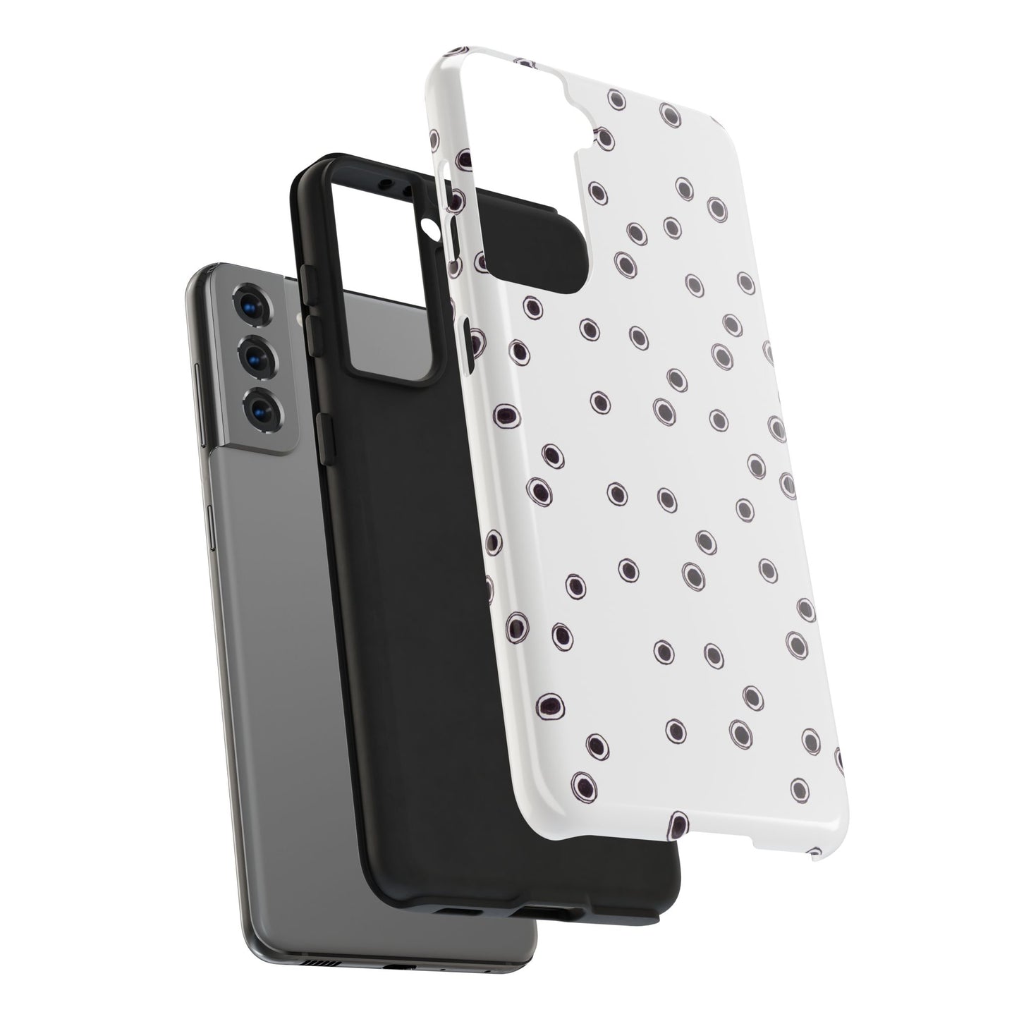 Halo Dots White Phone Case