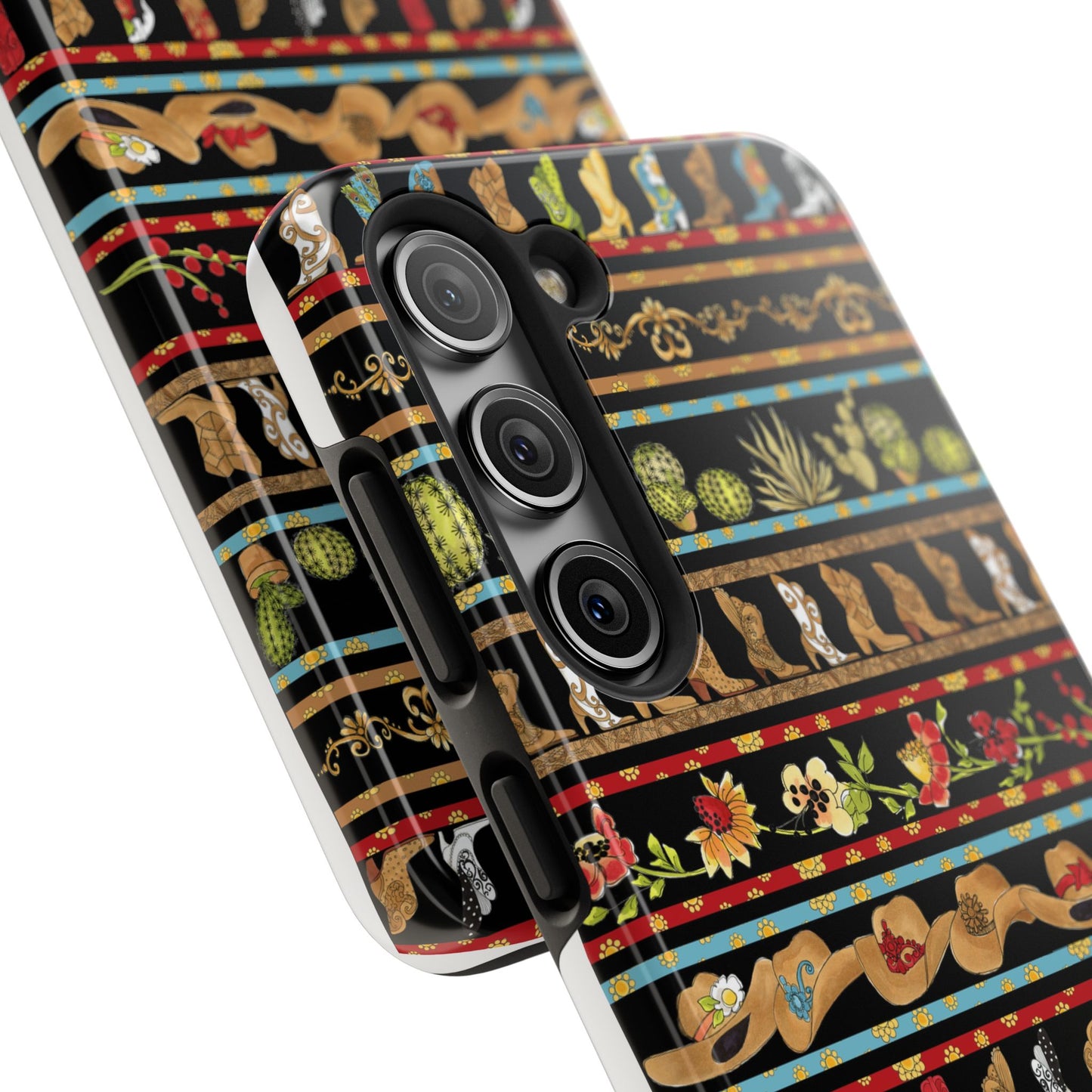 Whoa Borders Black Phone Case