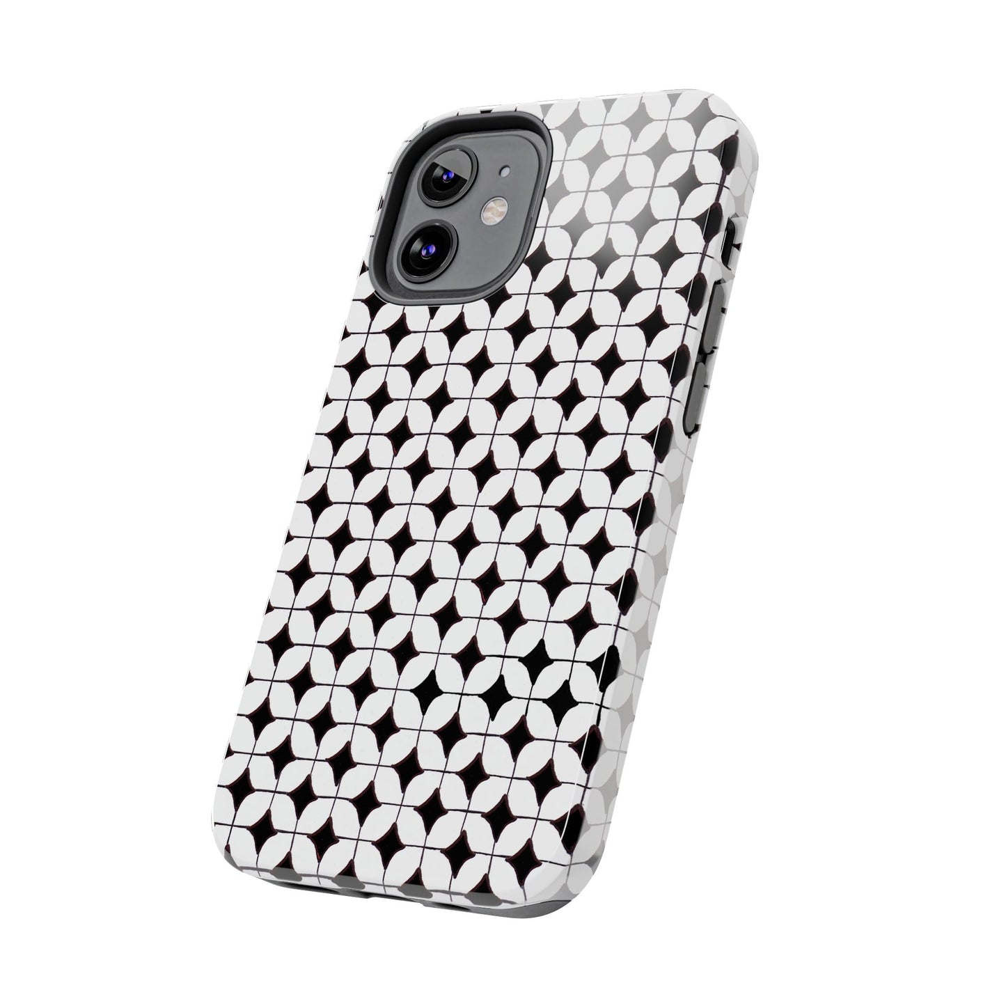 Tile-ish Black Phone Case
