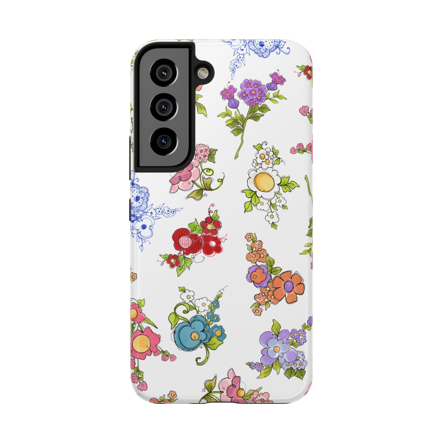Mixed Bouquets White Phone Case