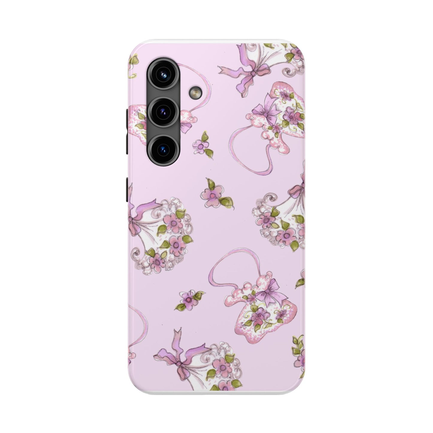 Flower Model Hand Bag Phone Case