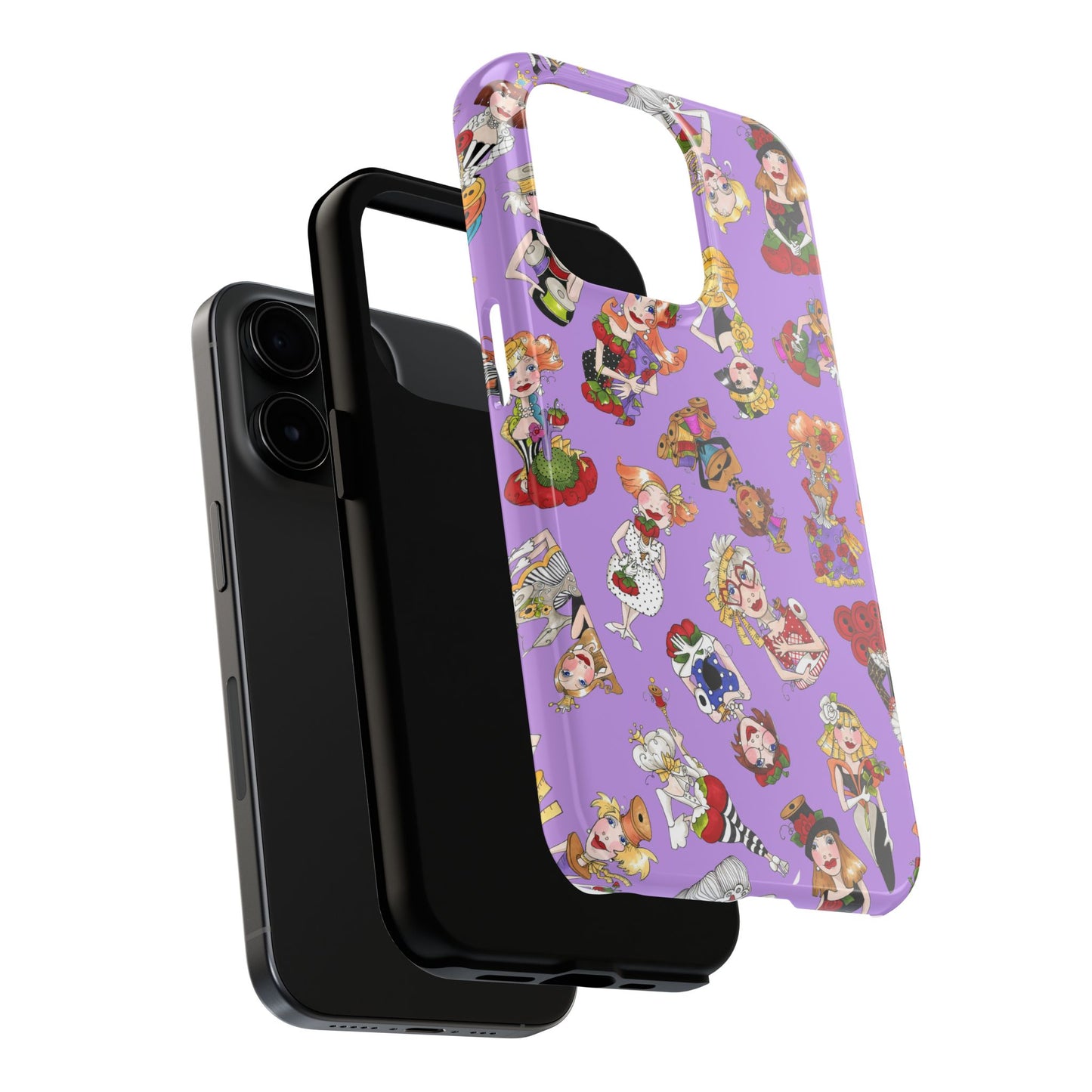 Curious Toss Purple Phone Case