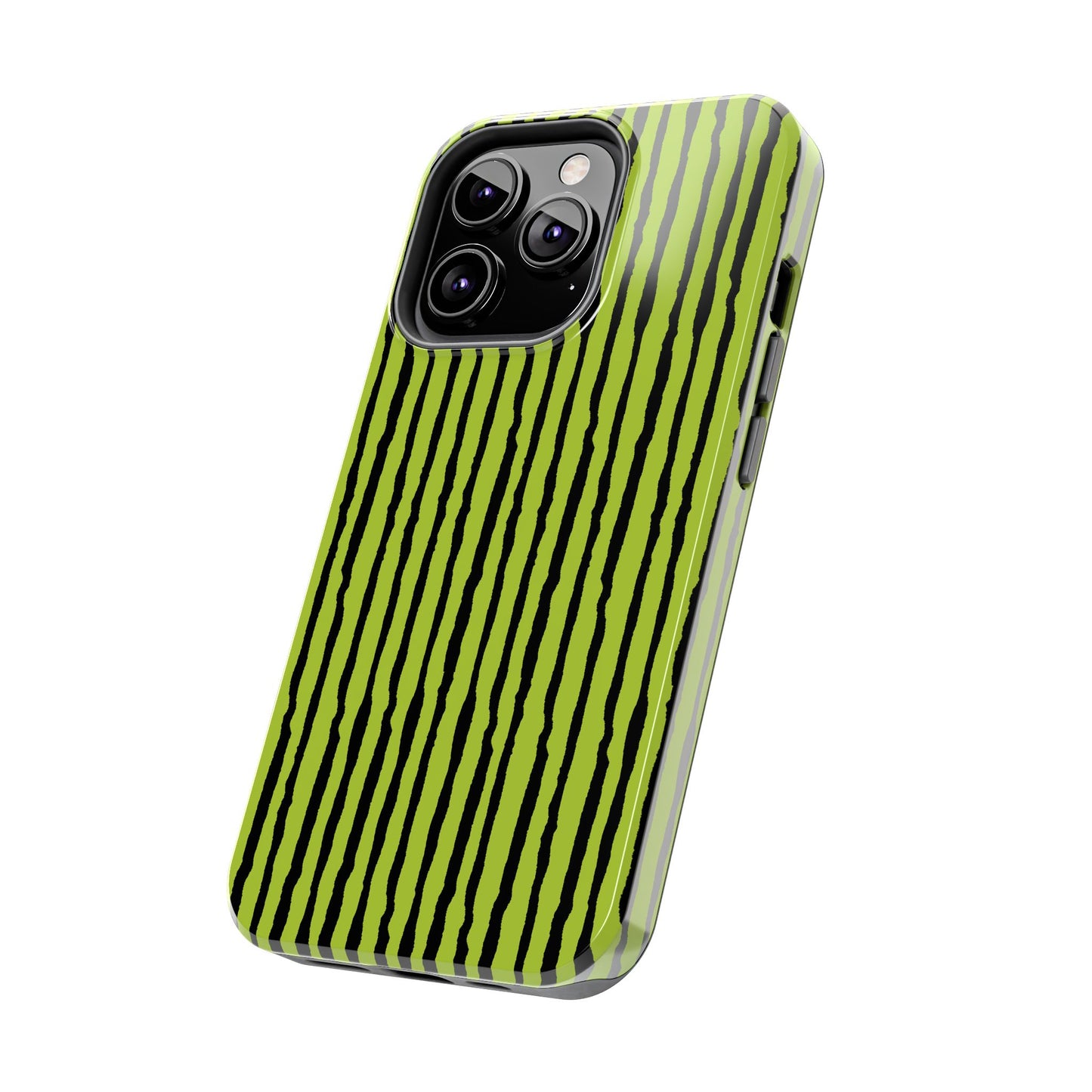 Sorta Stripe Green / Black Phone Case