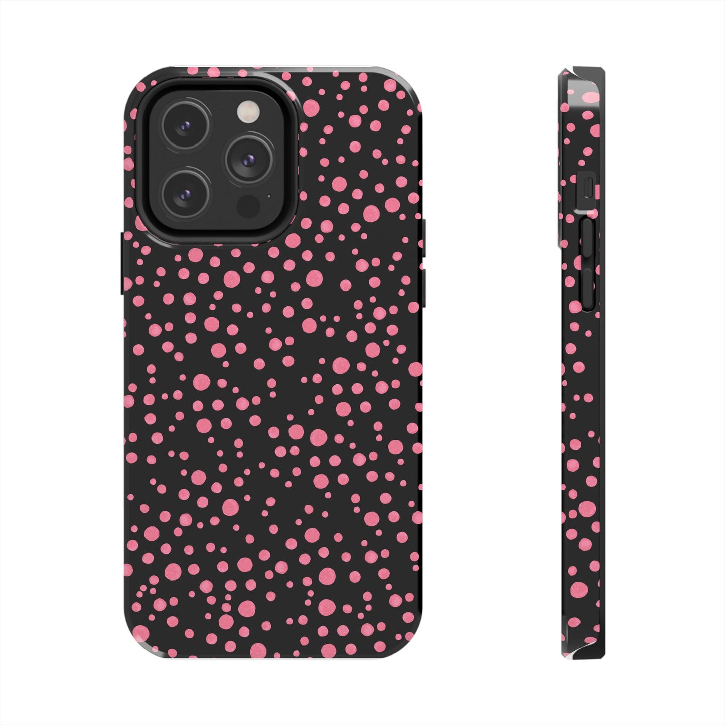 Balloon Dots Black / Pink Phone Case