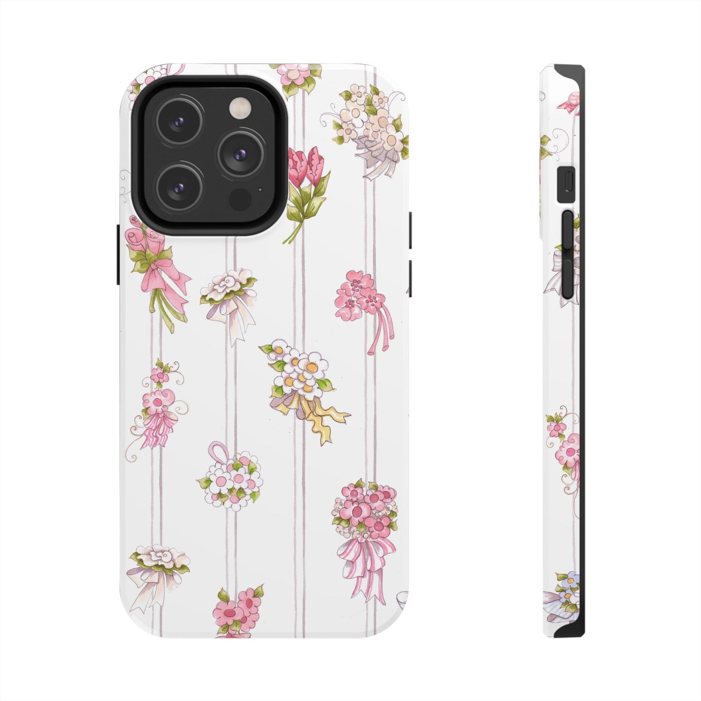 Bouquet Stripe Phone Case