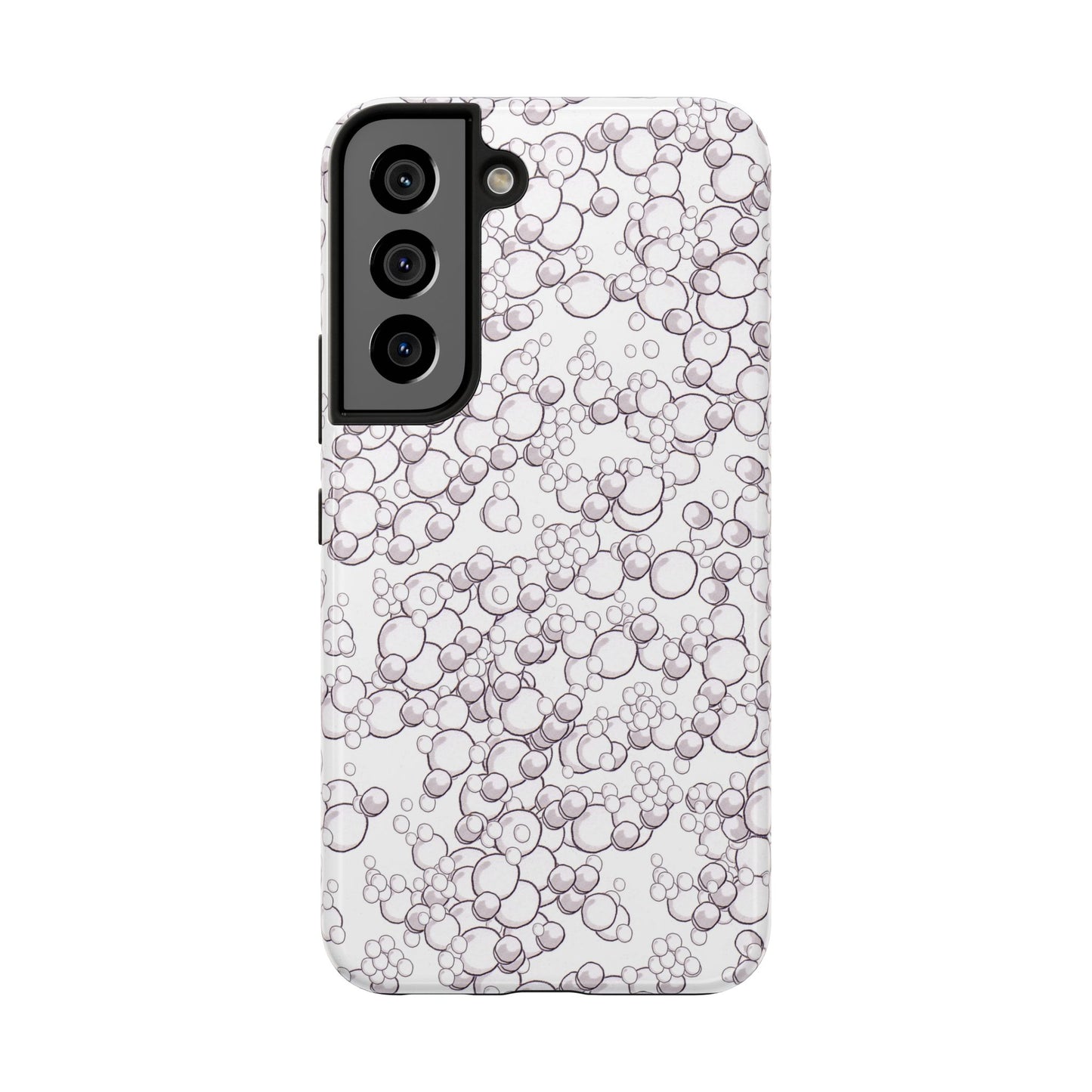 Bubble Dots White Phone Case