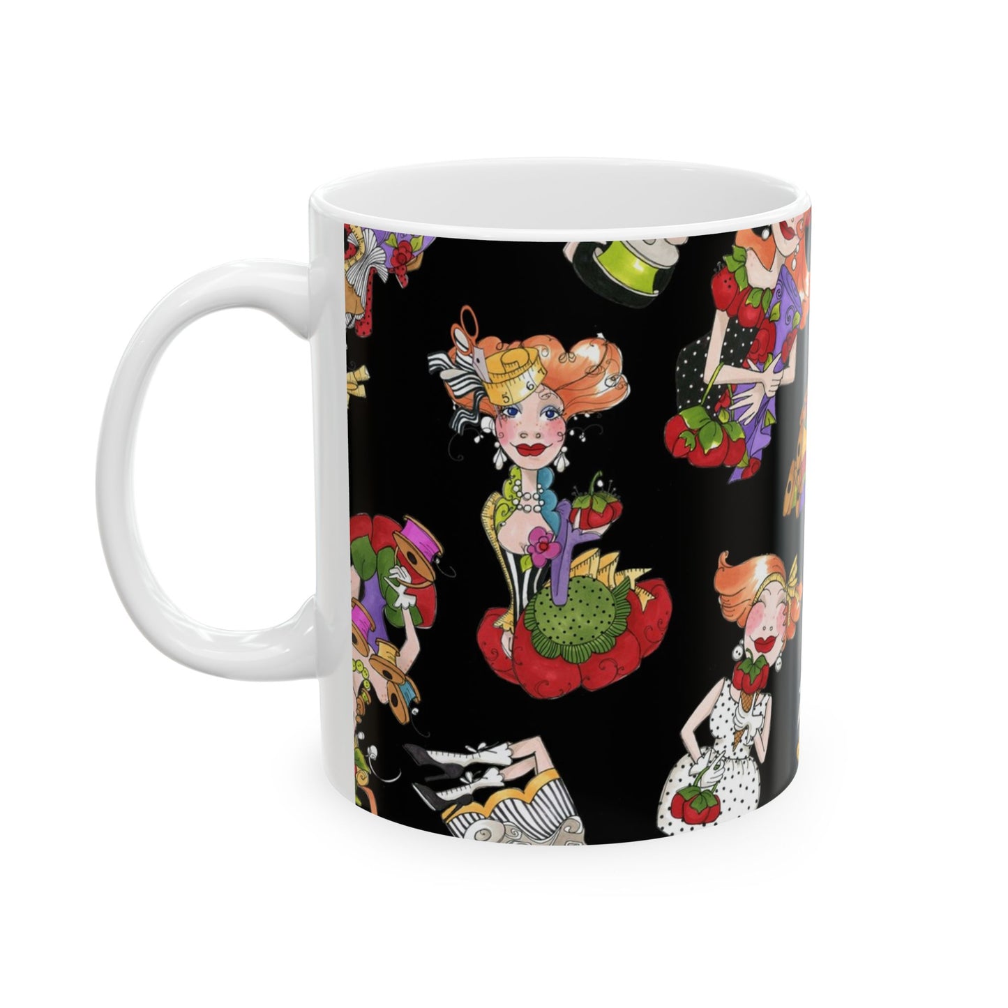 Curious Toss Black Cup