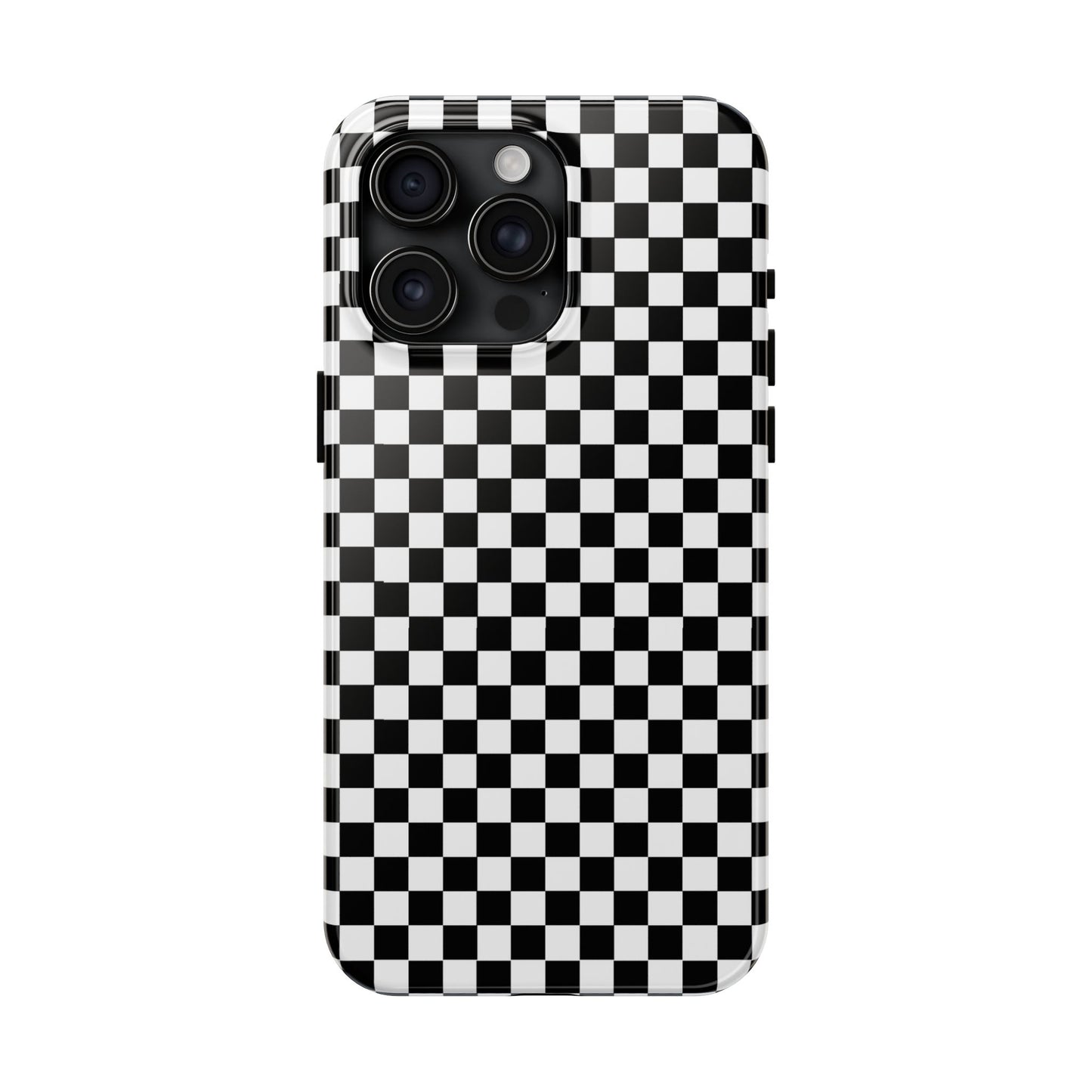 Checkerboard Black / White Phone Case