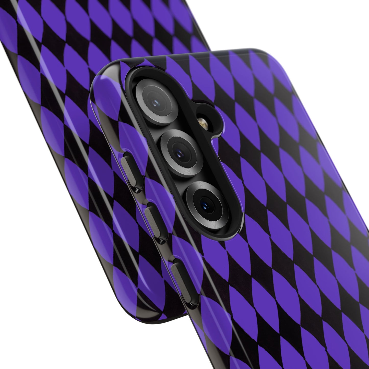 Diamond Purple / Black Phone Case