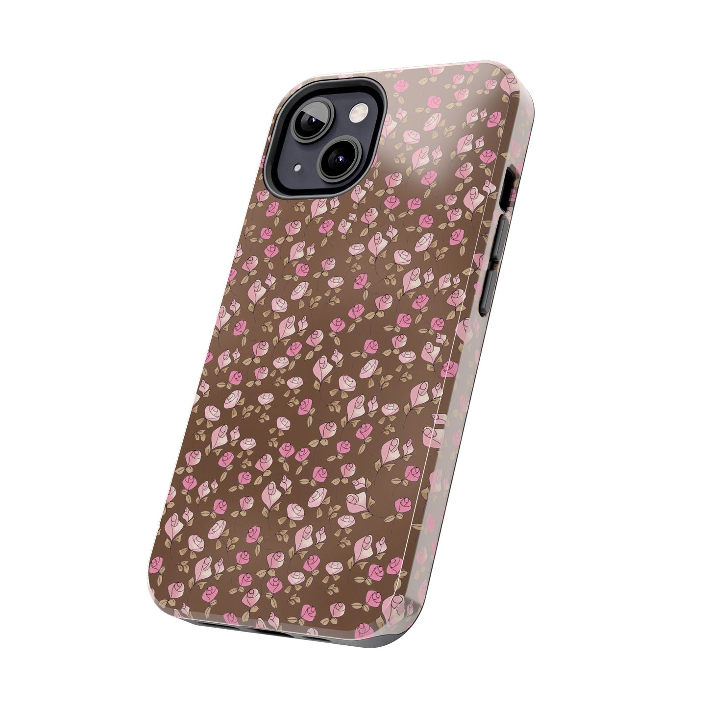 Little Bitty Roses Chocolate Phone Case