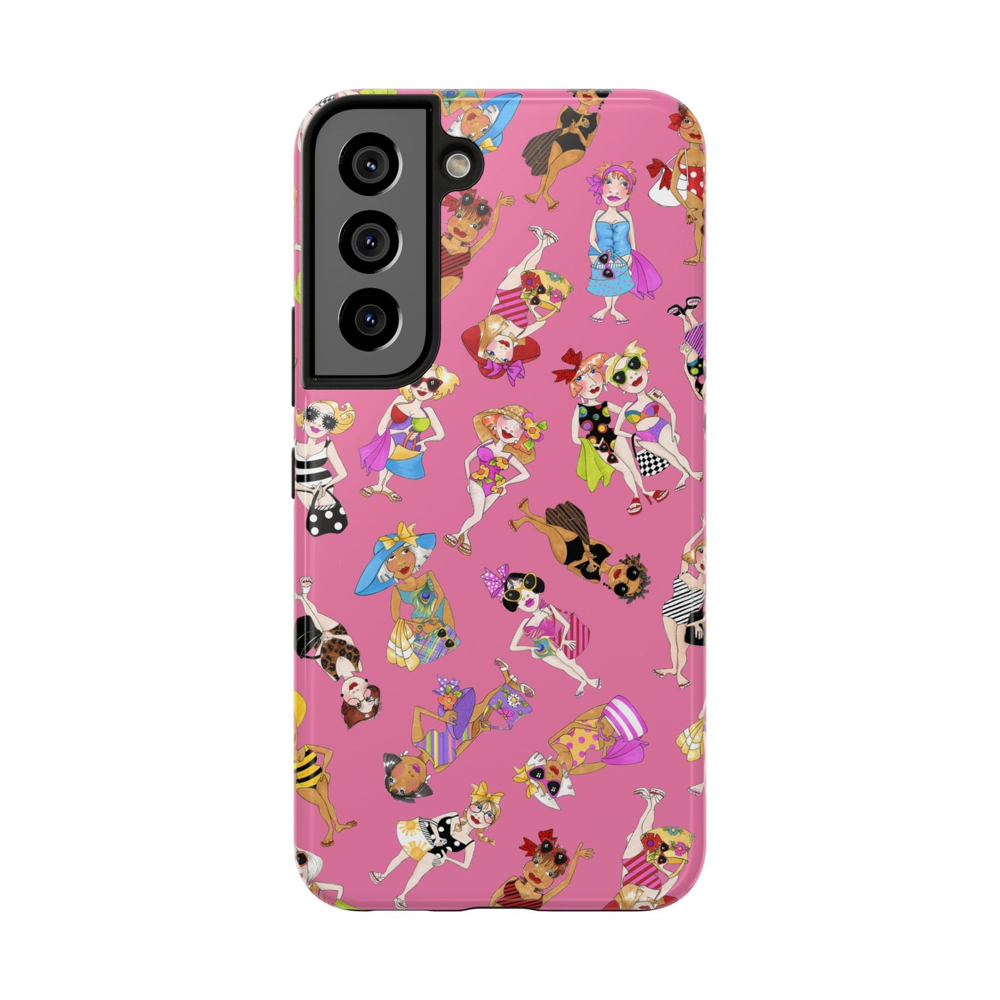 Tossed Beauties Pink Phone Case