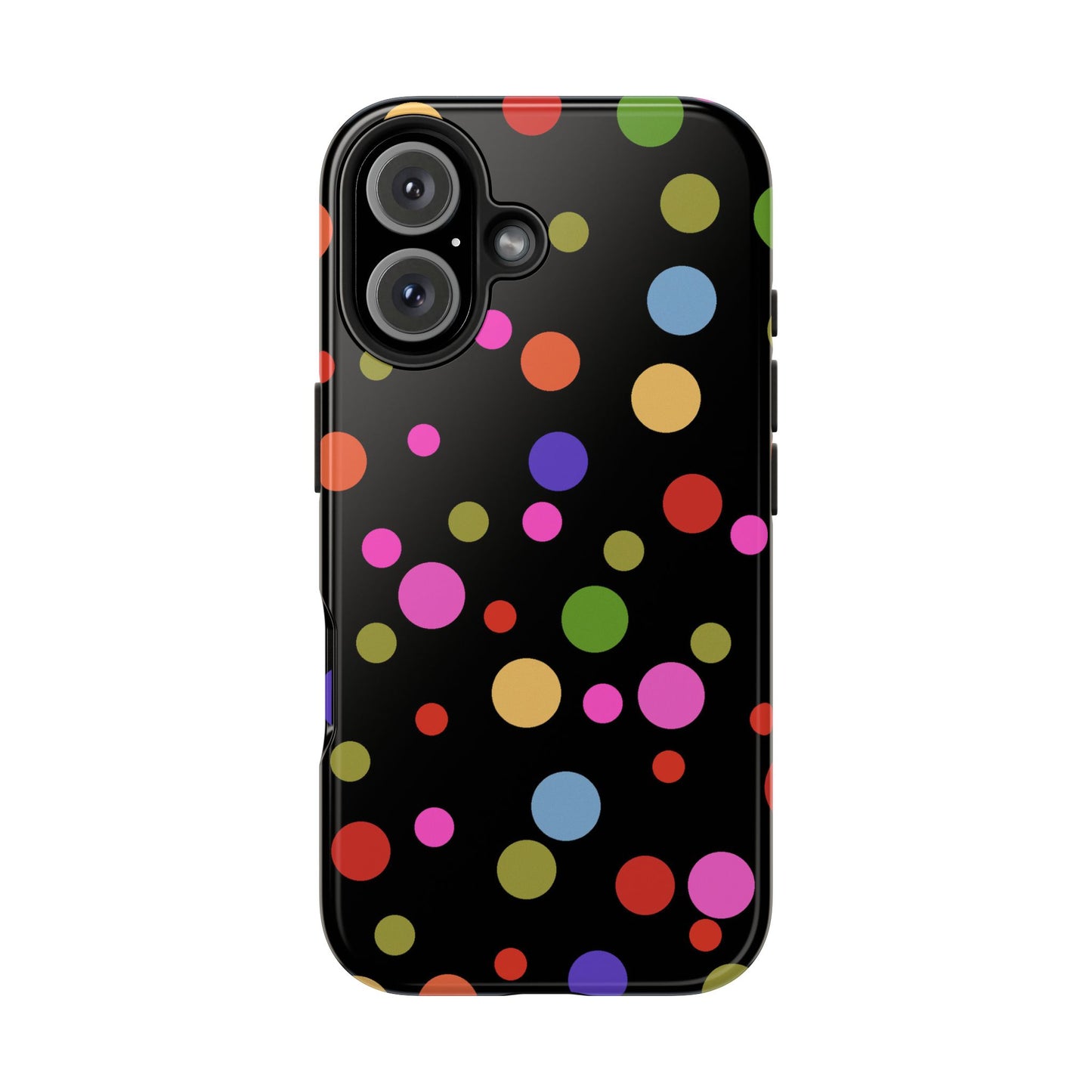 Dot Assortment Black Phone Case
