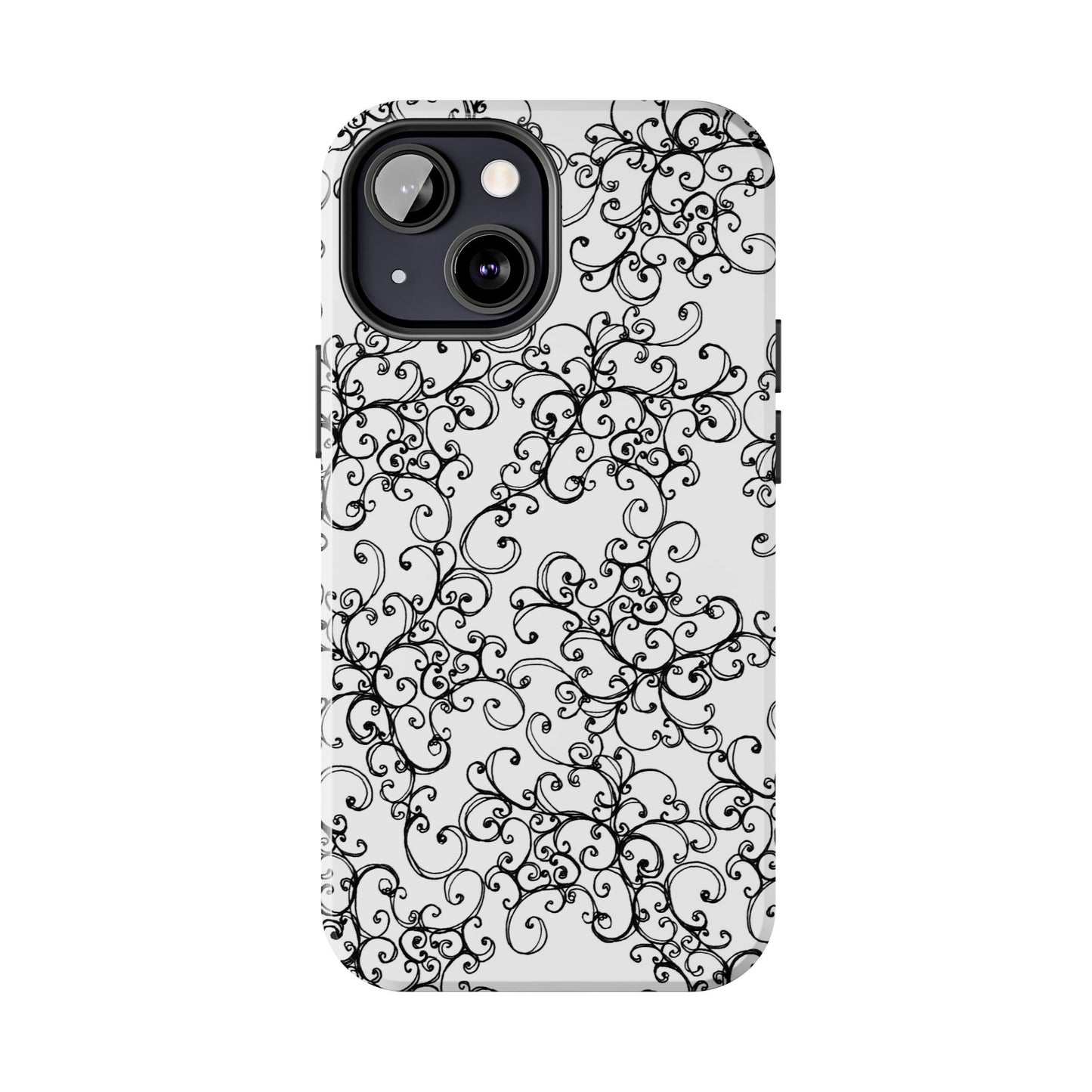 Poodle Scroll Phone Case
