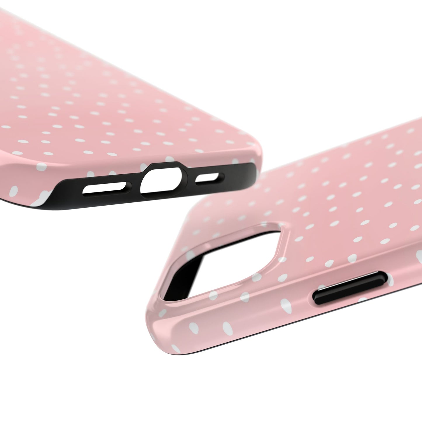 Little Dots Pink / White Phone Case