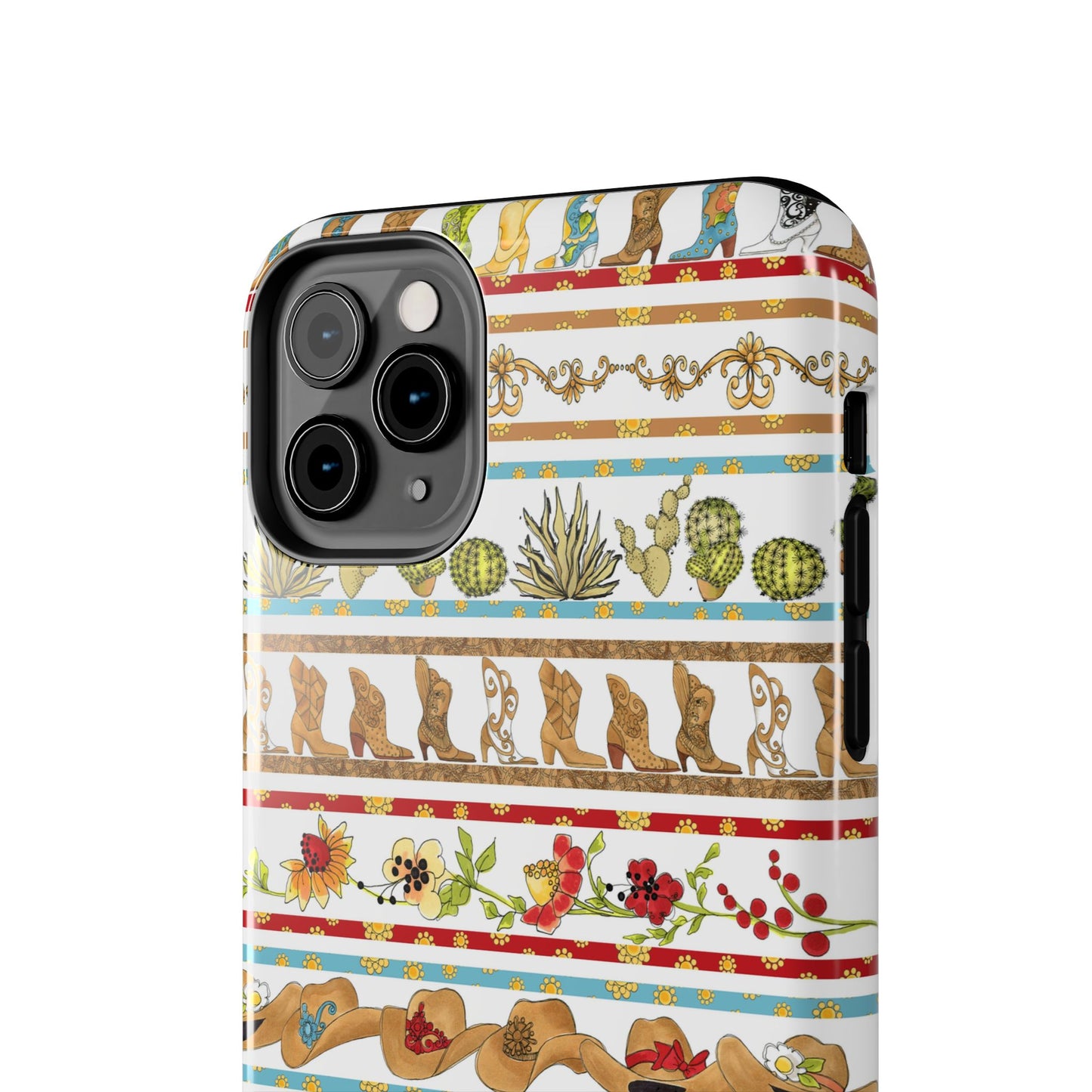 Whoa Borders White Phone Case