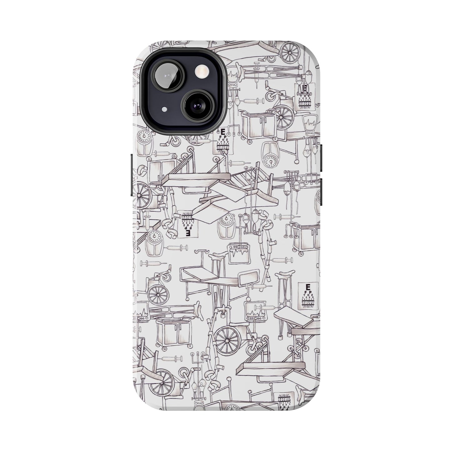 Essentials White / White Phone Case