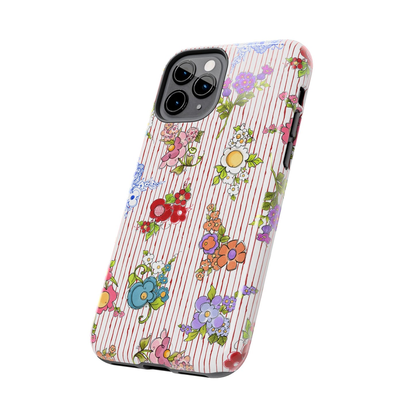 Mixed Bouquets Red / White Phone Case