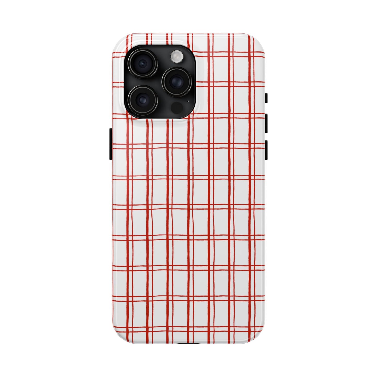 Kitchen Plaid White / Red Phone Case