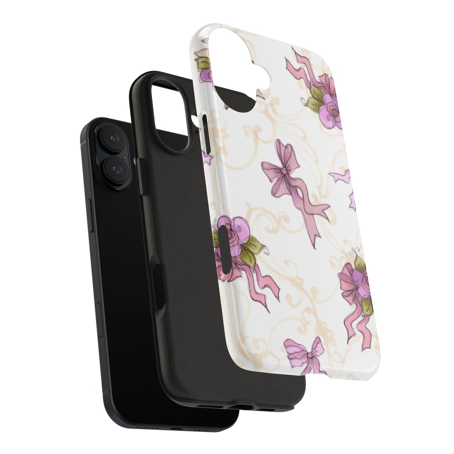 Flower Model Bow Flowers Phone Case