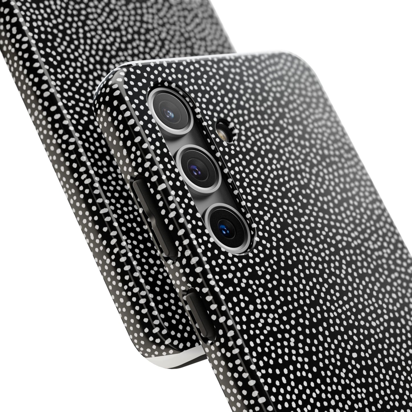 Baby Dots Black / White Phone Case