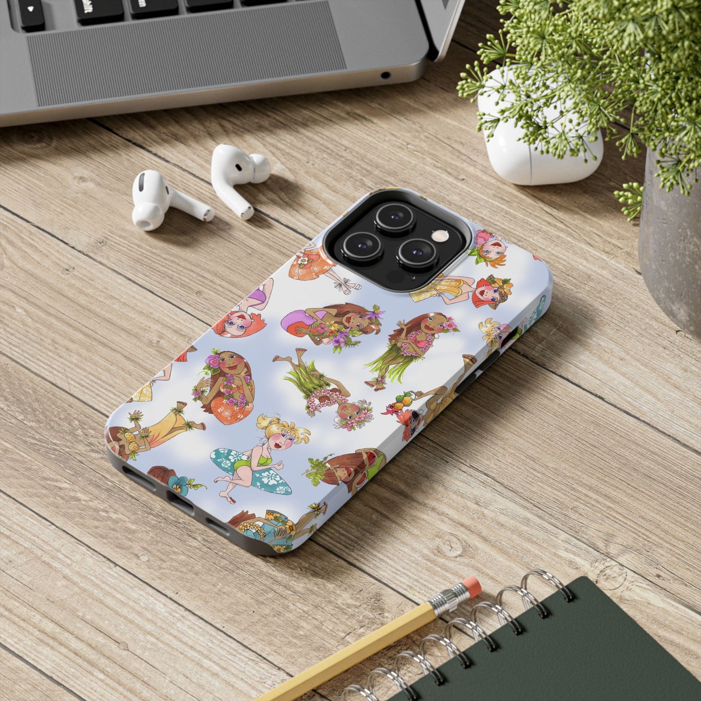 Island Toss Blue Sky Phone Case