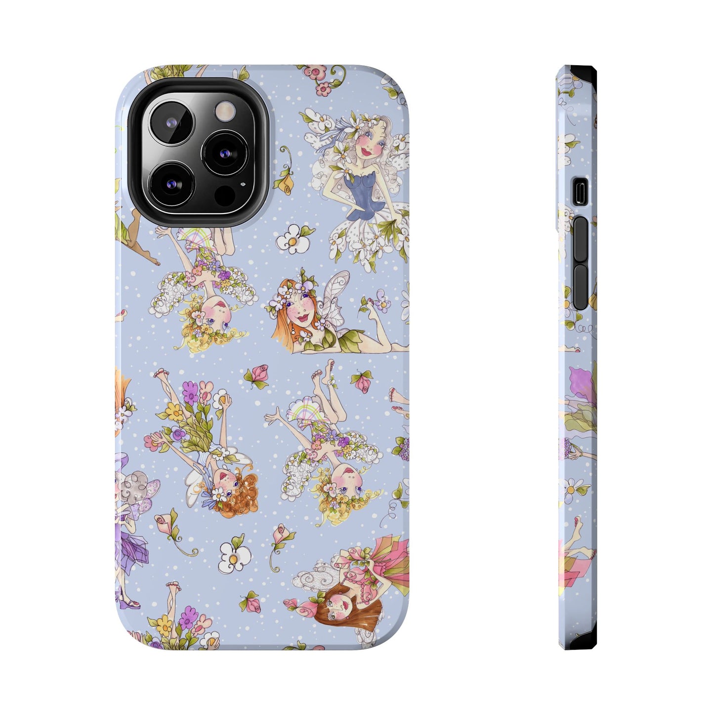 Tossed Fairies Blue Phone Case