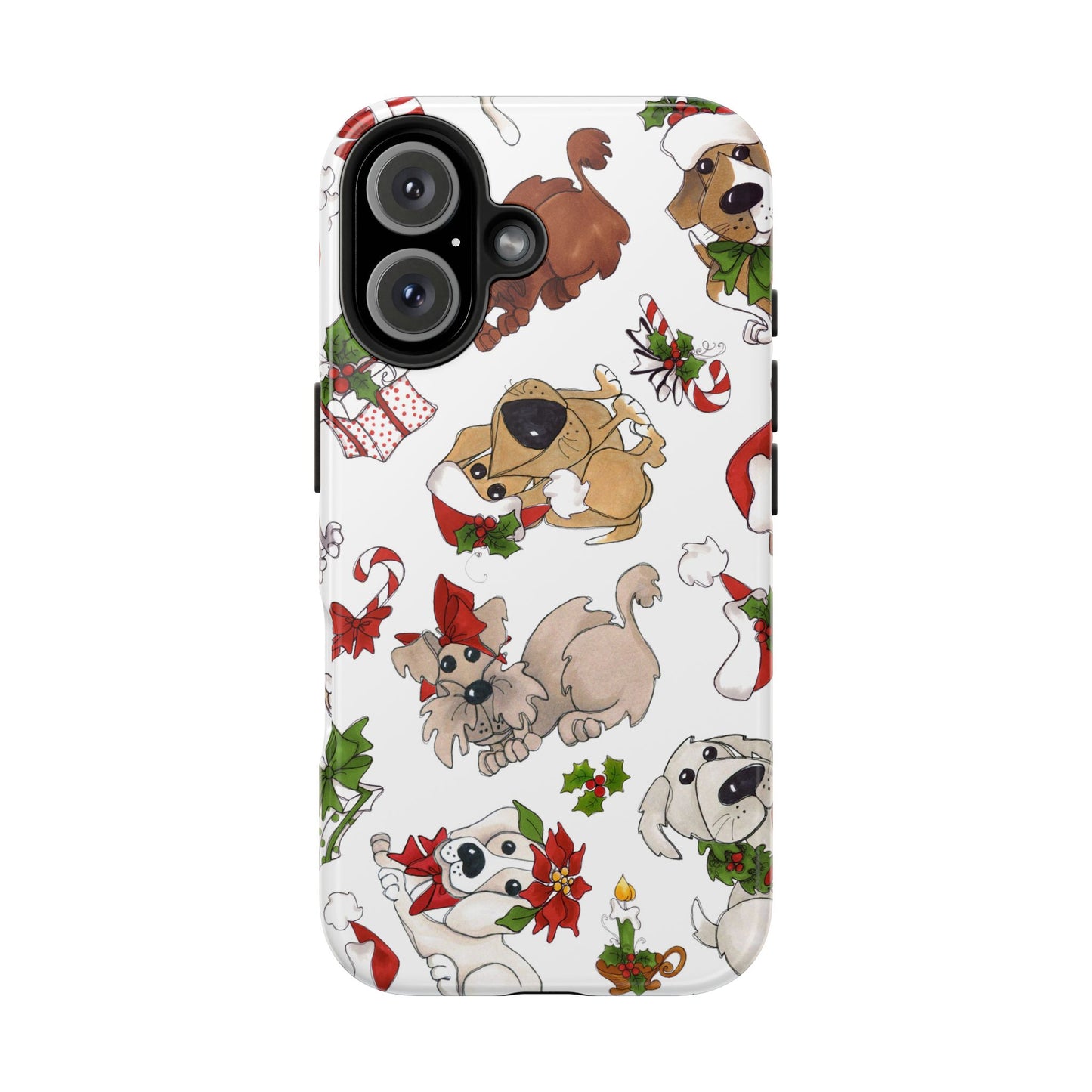 Doggie Toss White Phone Case