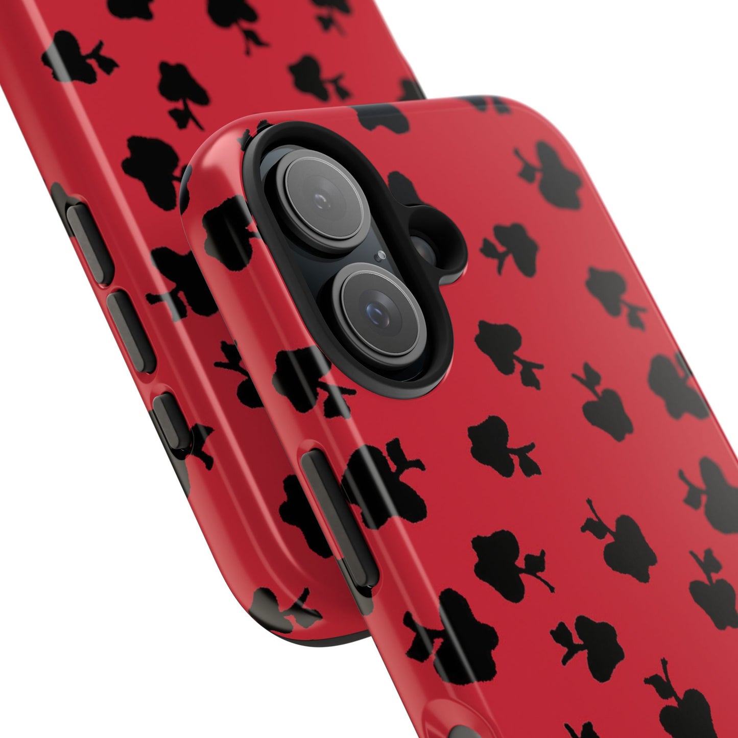 Happy Apples Red / Black Phone Case