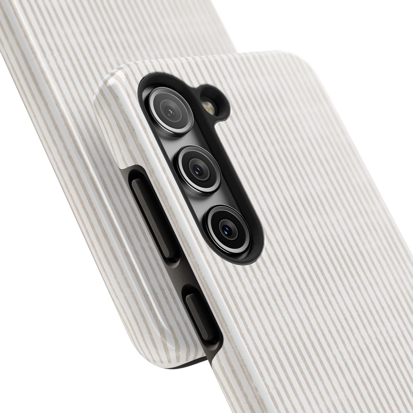 Stripe White / Gray Phone Case