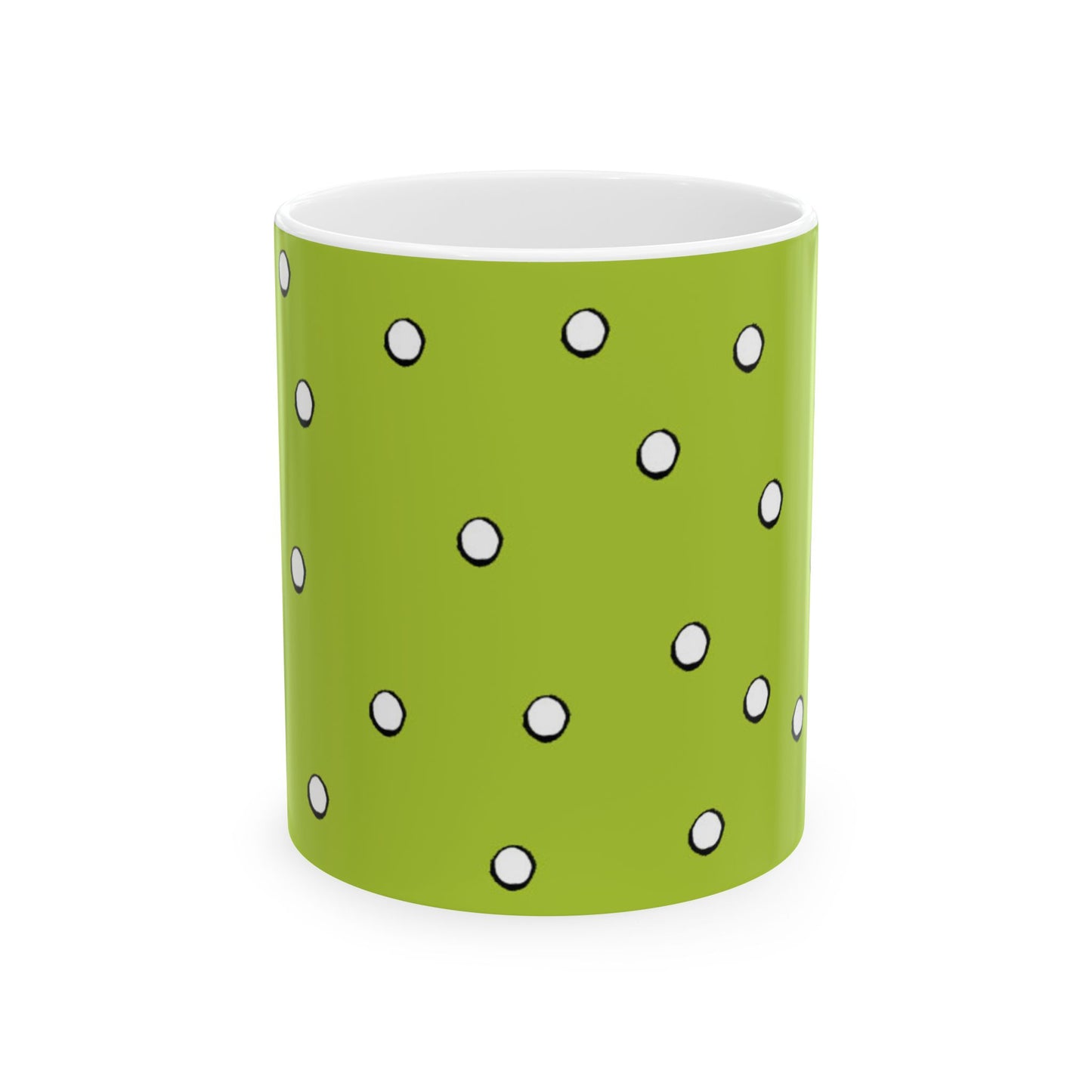 Dark Dots Lime Cup
