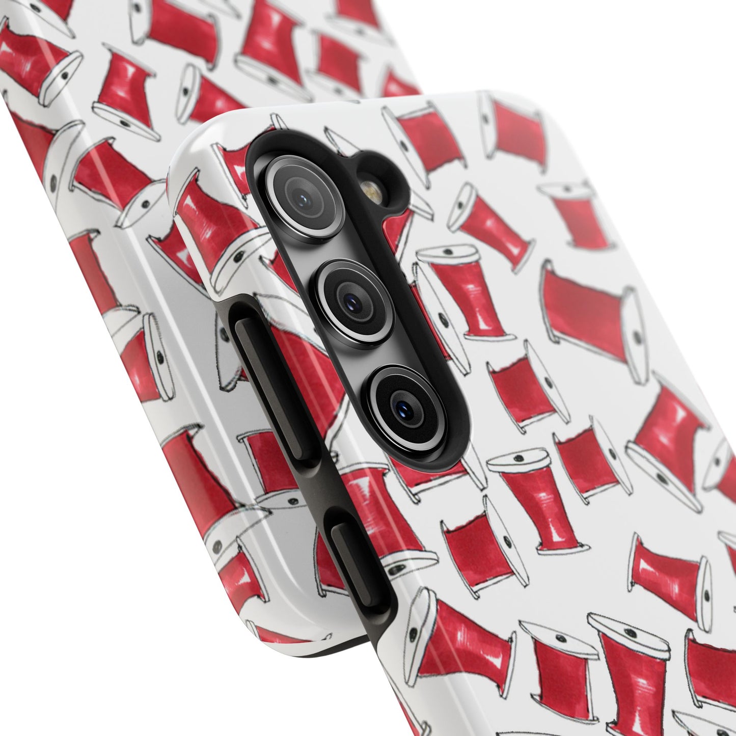 Red Thread White Phone Case